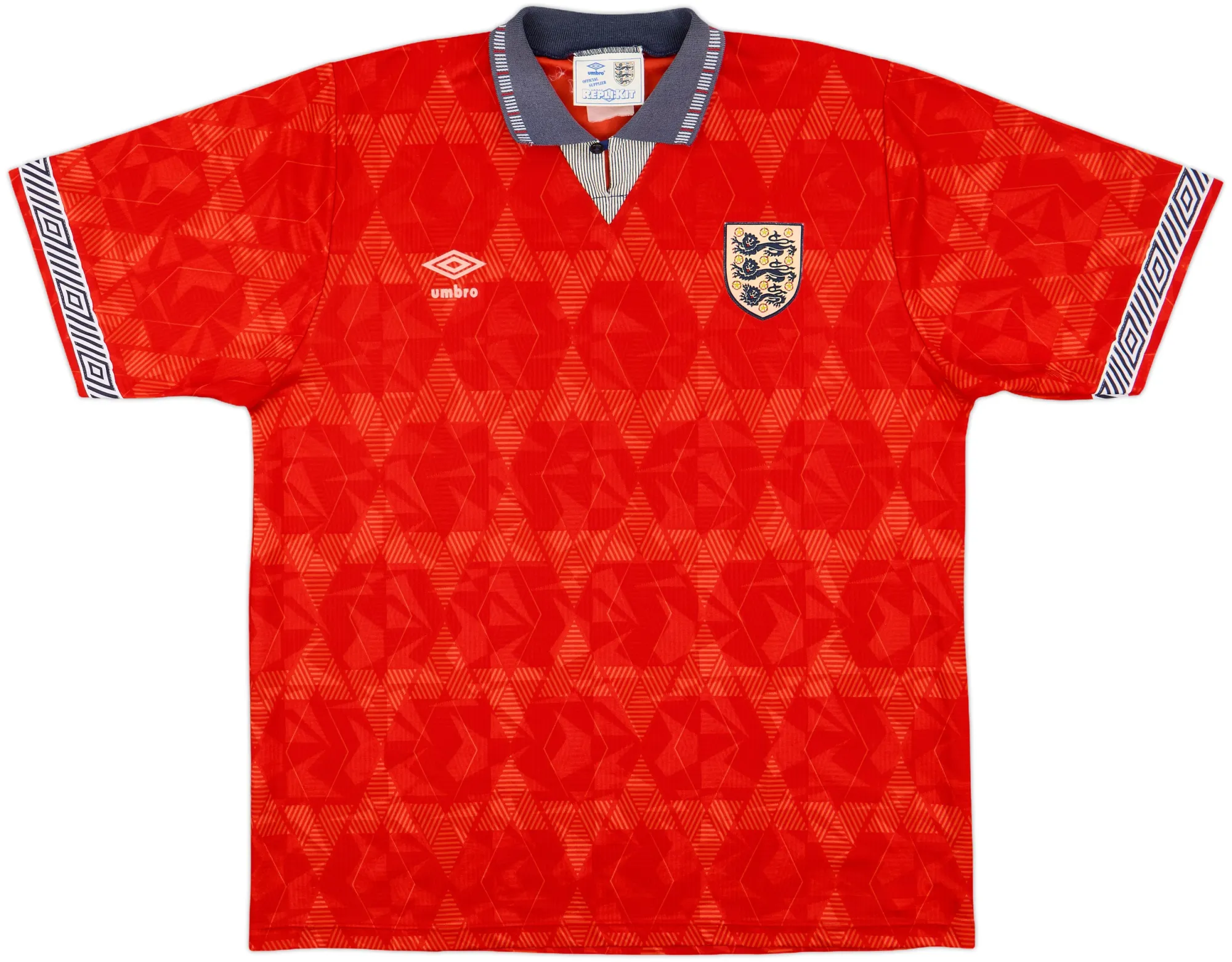 Umbro England Mens SS Away Shirt 1990