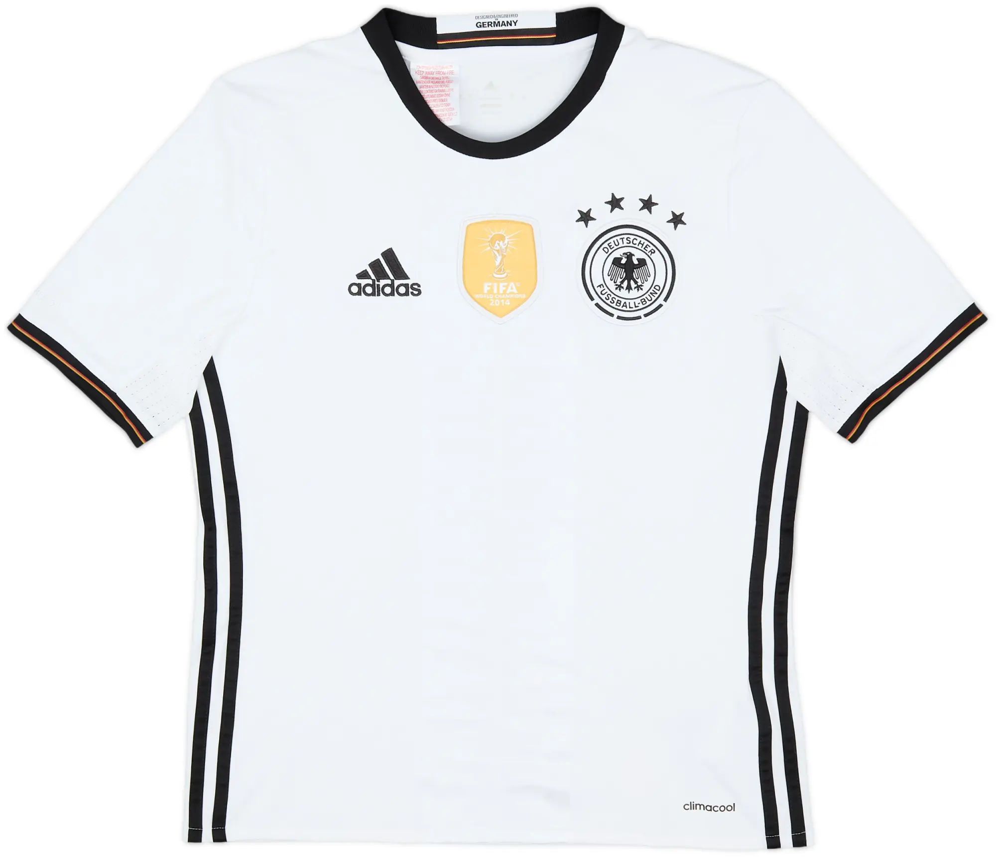 adidas Germany Boys SS Home Shirt 2015