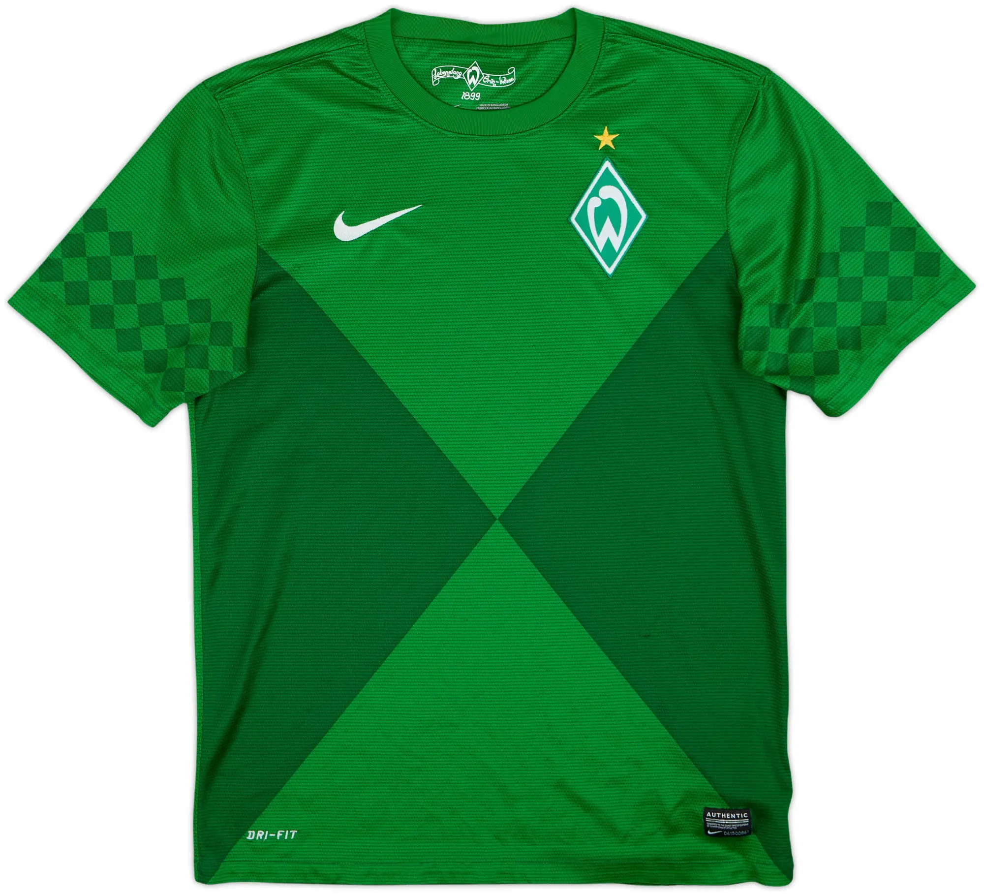 Nike Werder Bremen Mens SS Home Shirt 2012/13