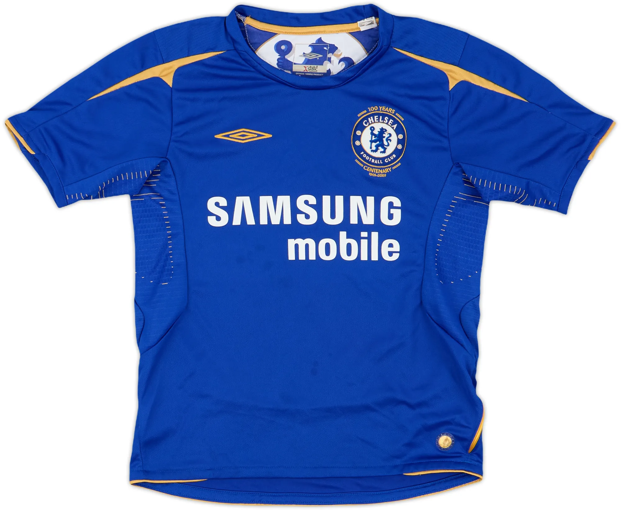 Umbro Chelsea Boys SS Home Shirt 2005/06