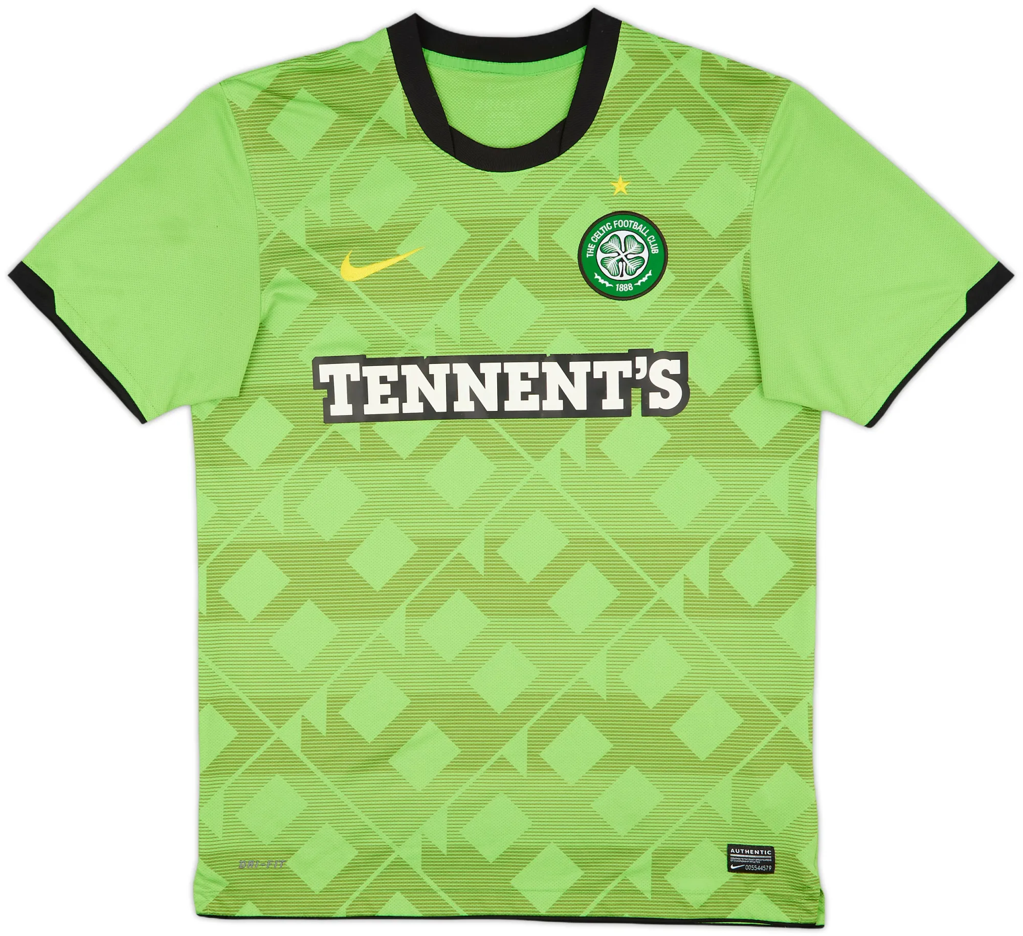 Nike Celtic Mens SS Away Shirt 2010/11