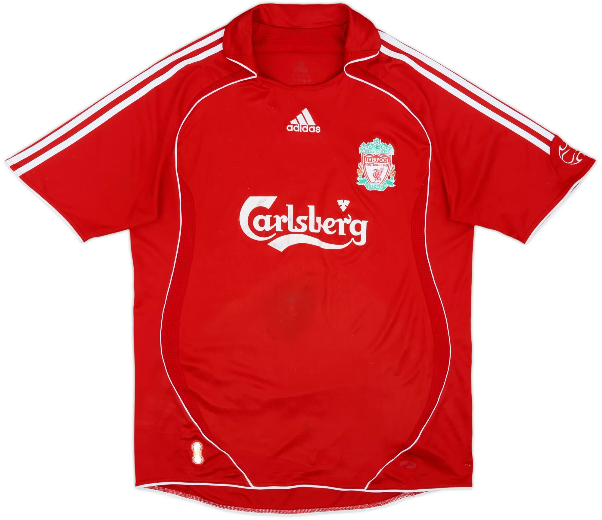 adidas Liverpool Mens SS Home Shirt 2006/08
