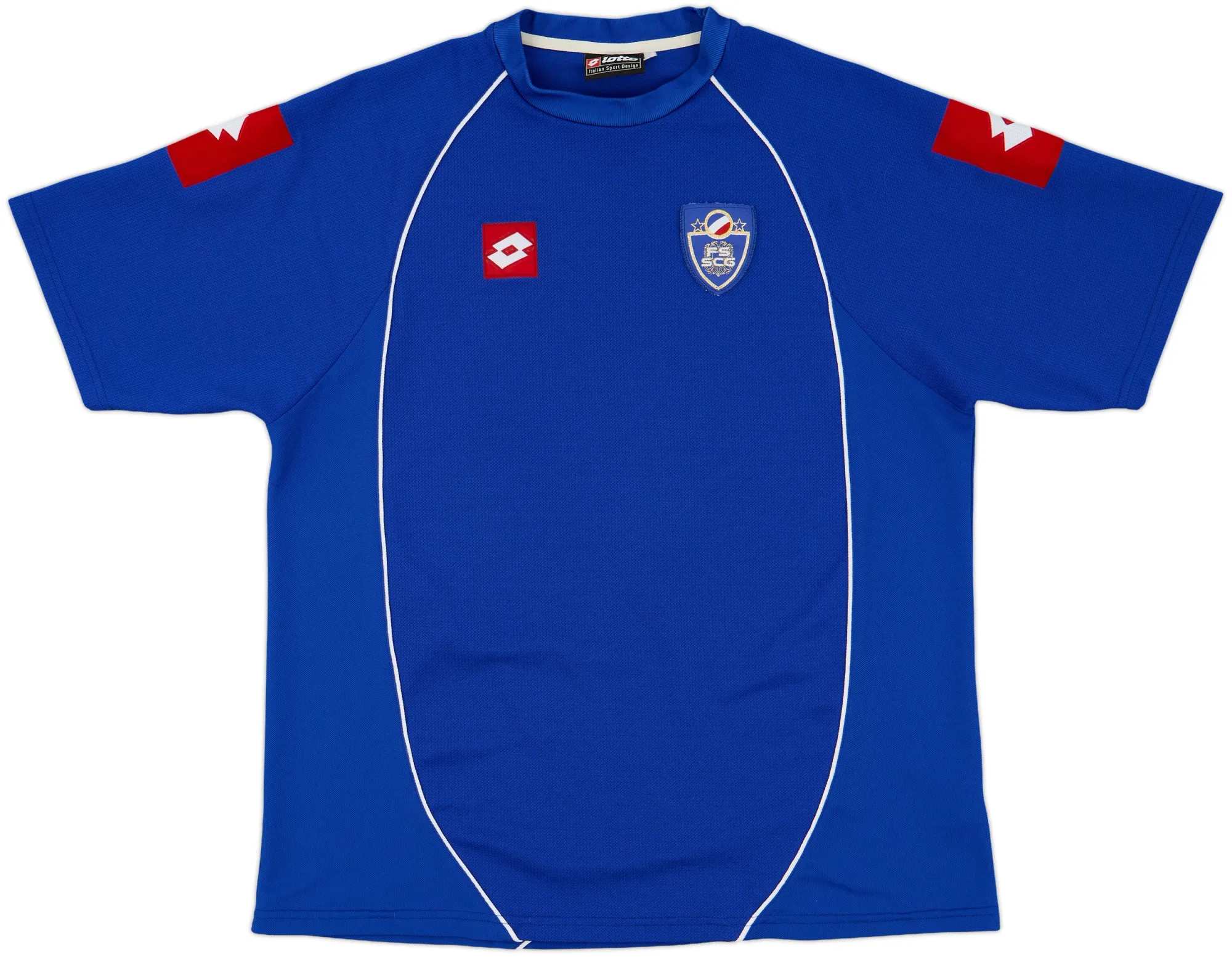 Lotto Serbia Mens SS Home Shirt 2003