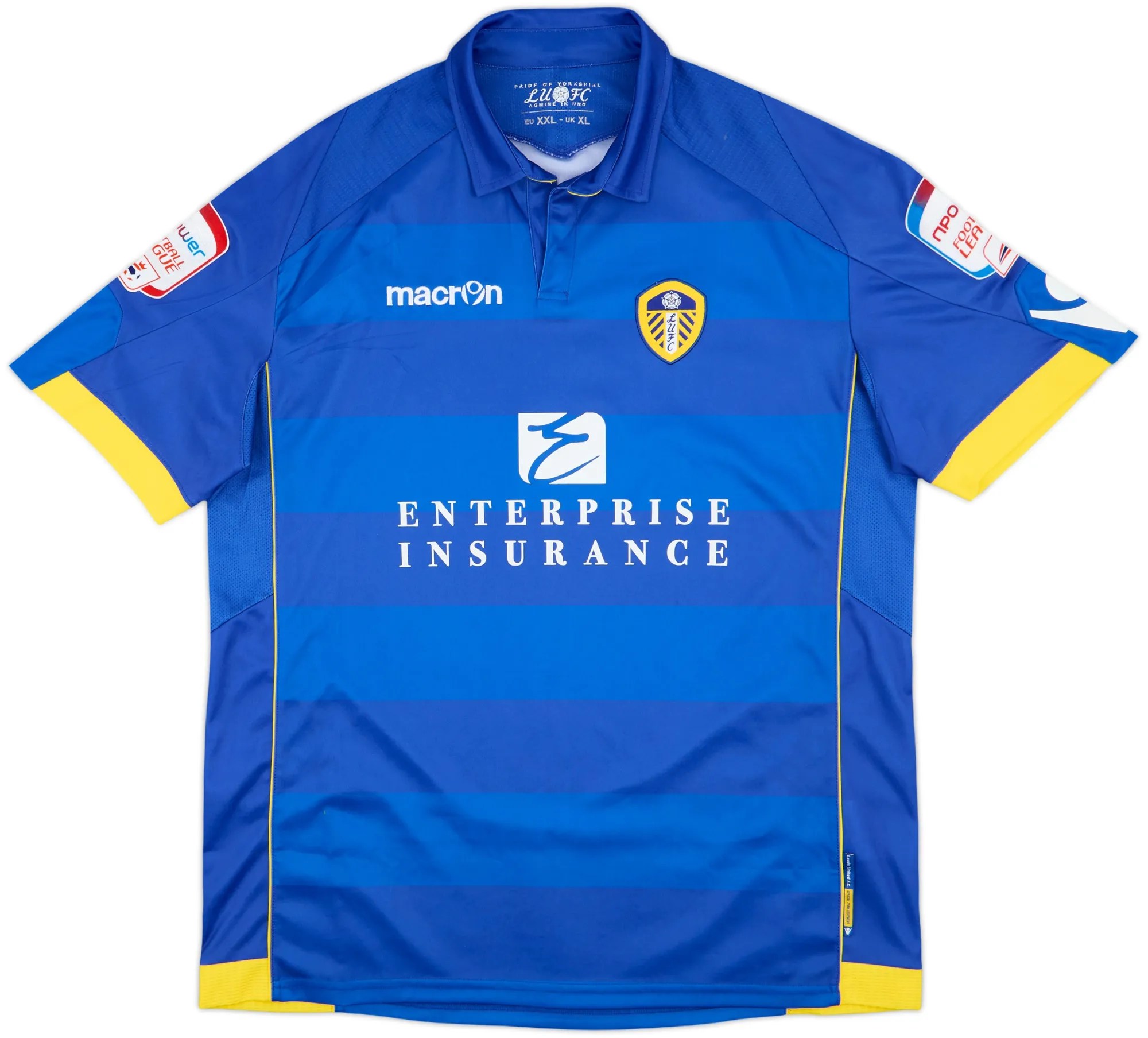 Macron Leeds United Mens SS Away Shirt 2010/11