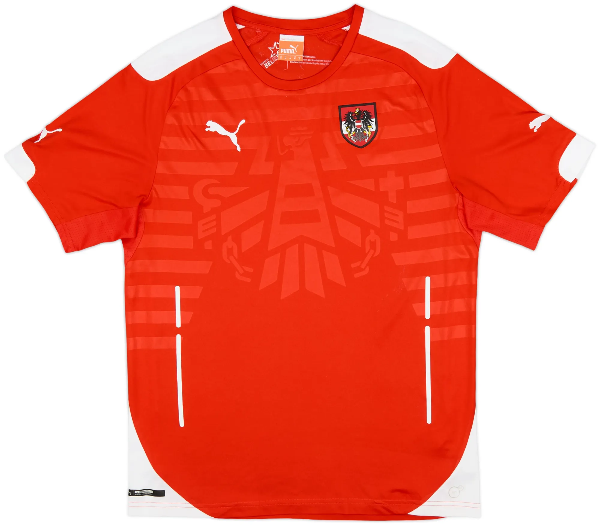 Puma Austria Mens SS Home Shirt 2014