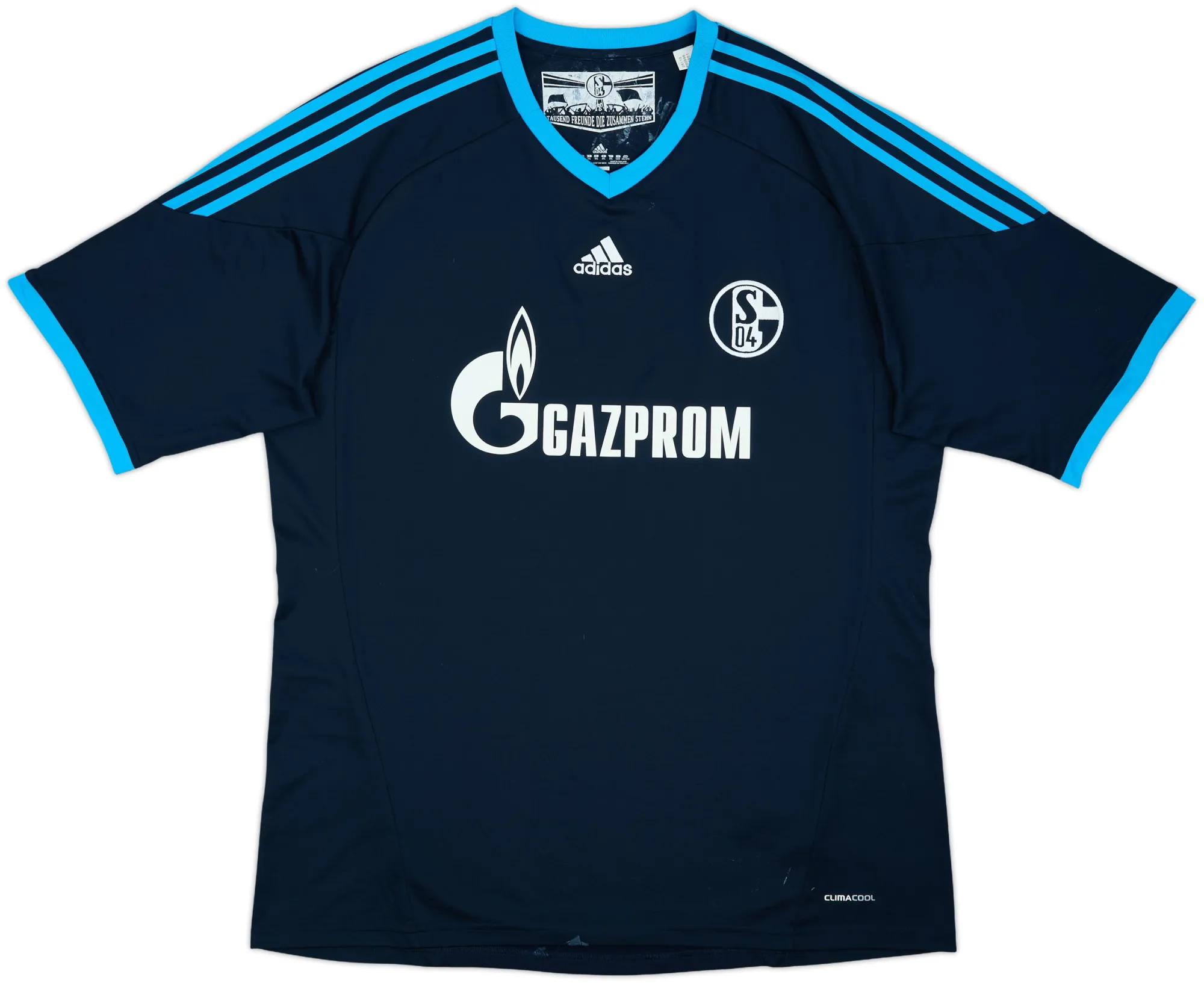 adidas Schalke 04 Mens SS Away Shirt 2010/12