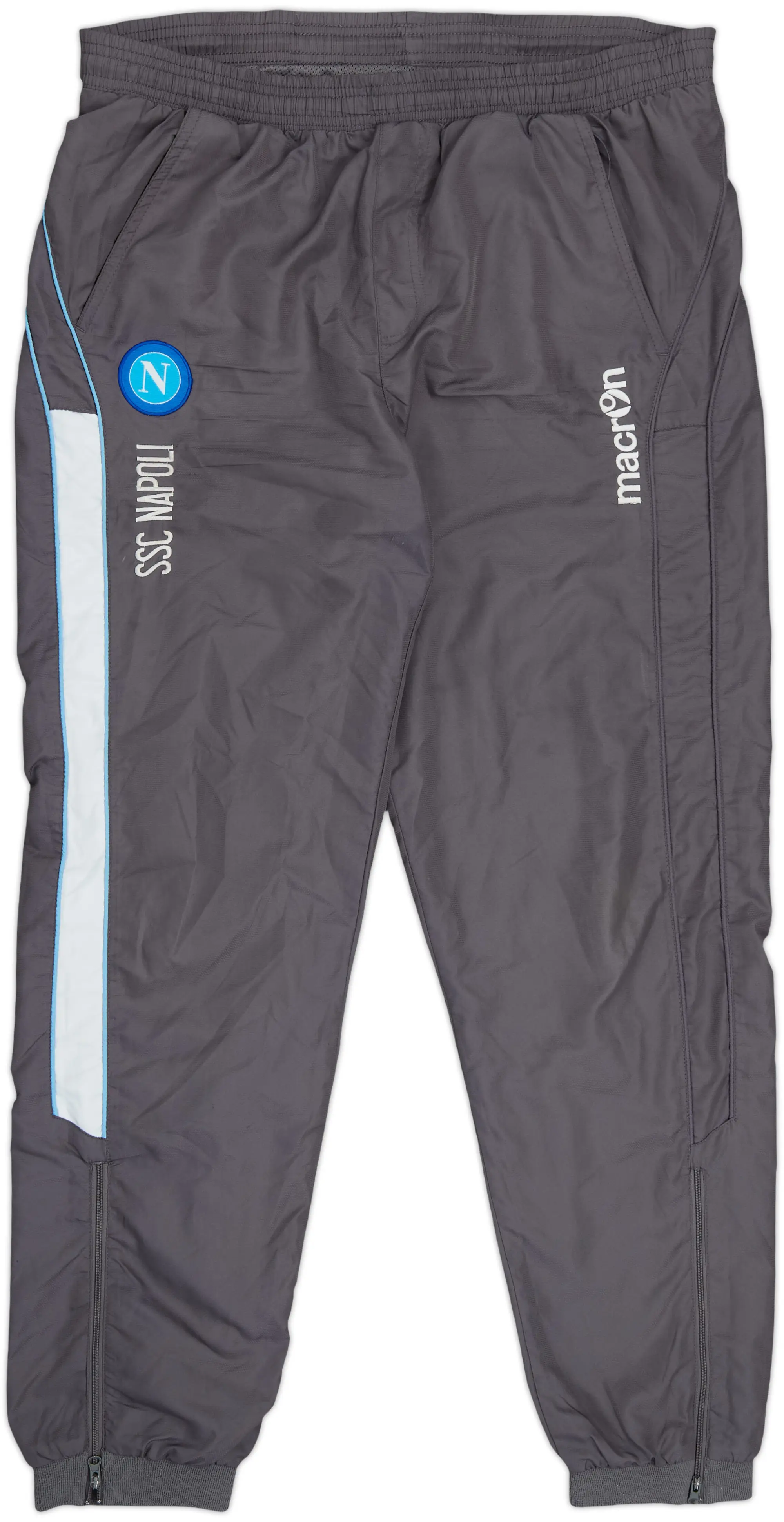 2011-12 Napoli Macron Track Pants/Bottoms - 8/10 - (S)