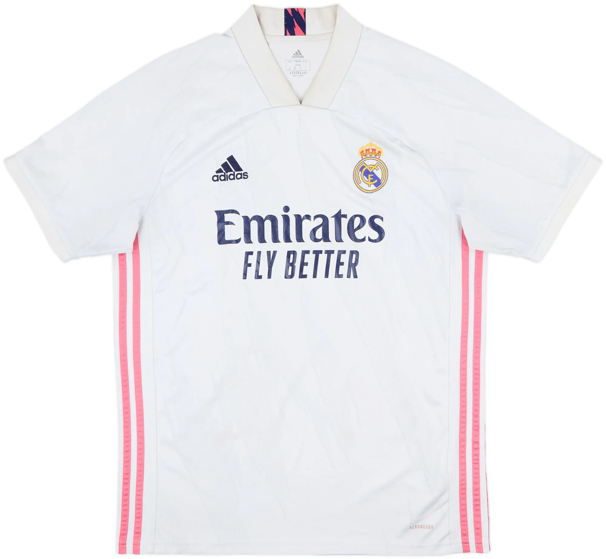 adidas Real Madrid Mens SS Home Shirt 2020/21