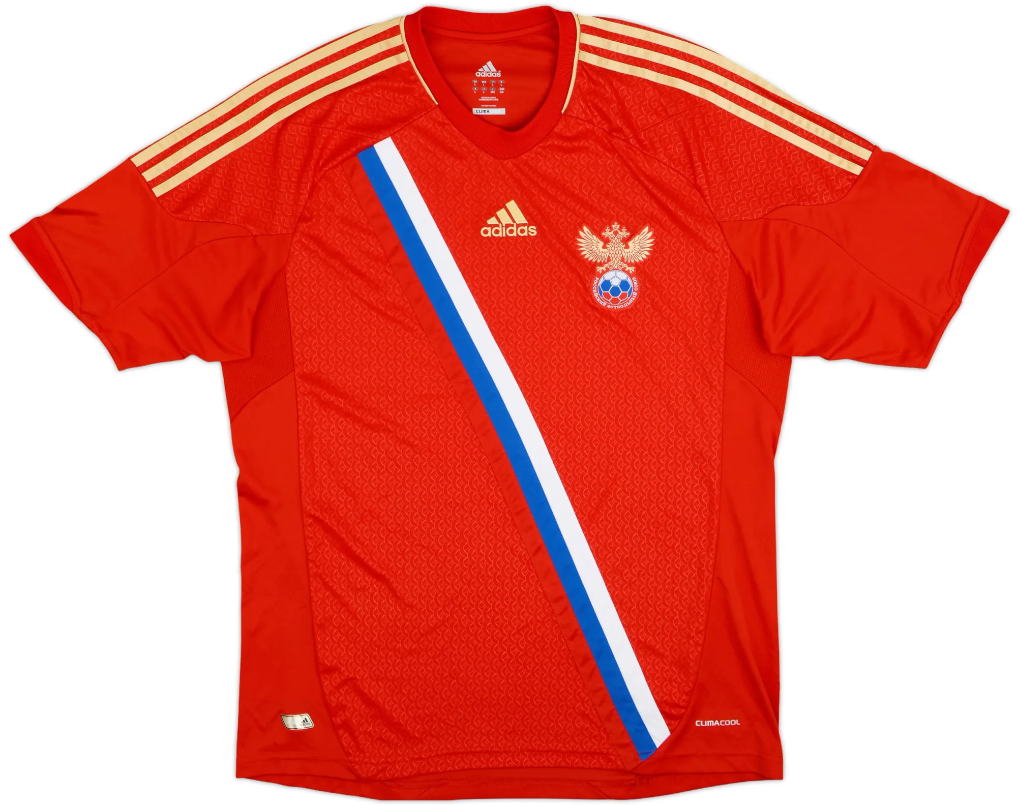 adidas Russia Mens SS Home Shirt 2012