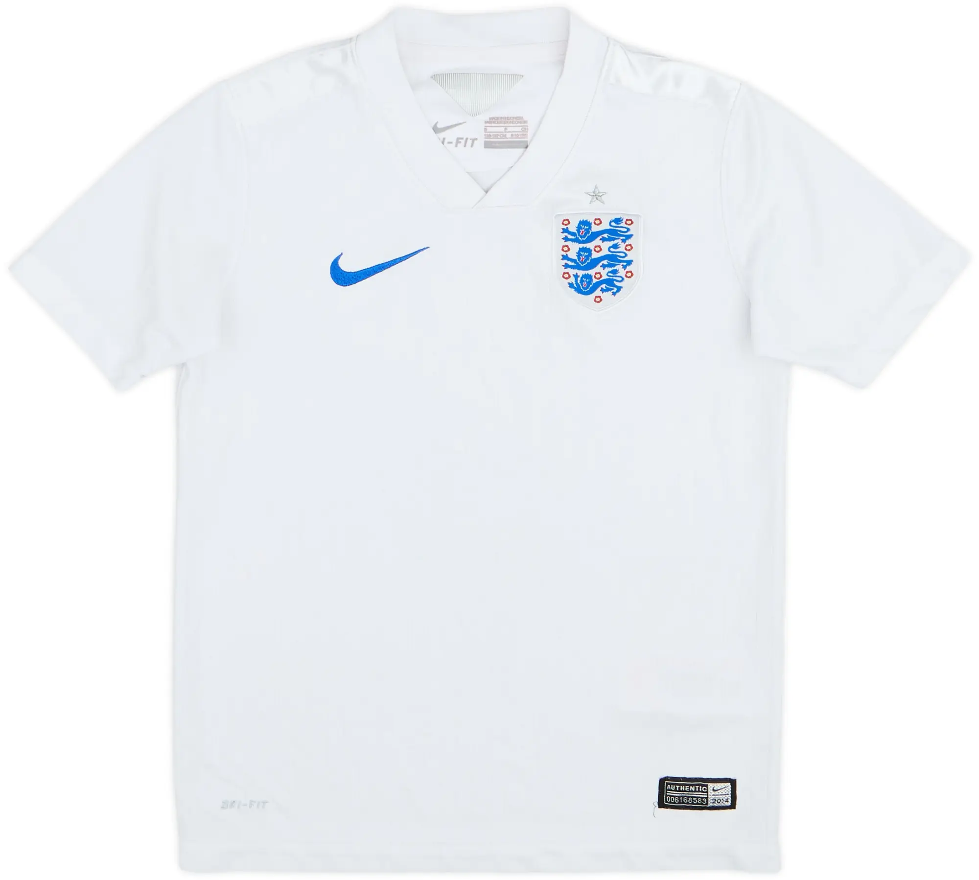 Nike England Boys SS Home Shirt 2014