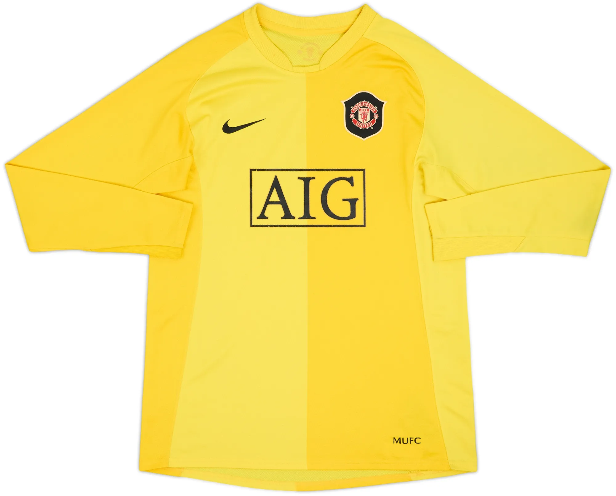 Nike Manchester United Boys LS Goalkeeper Home Shirt 2006/07
