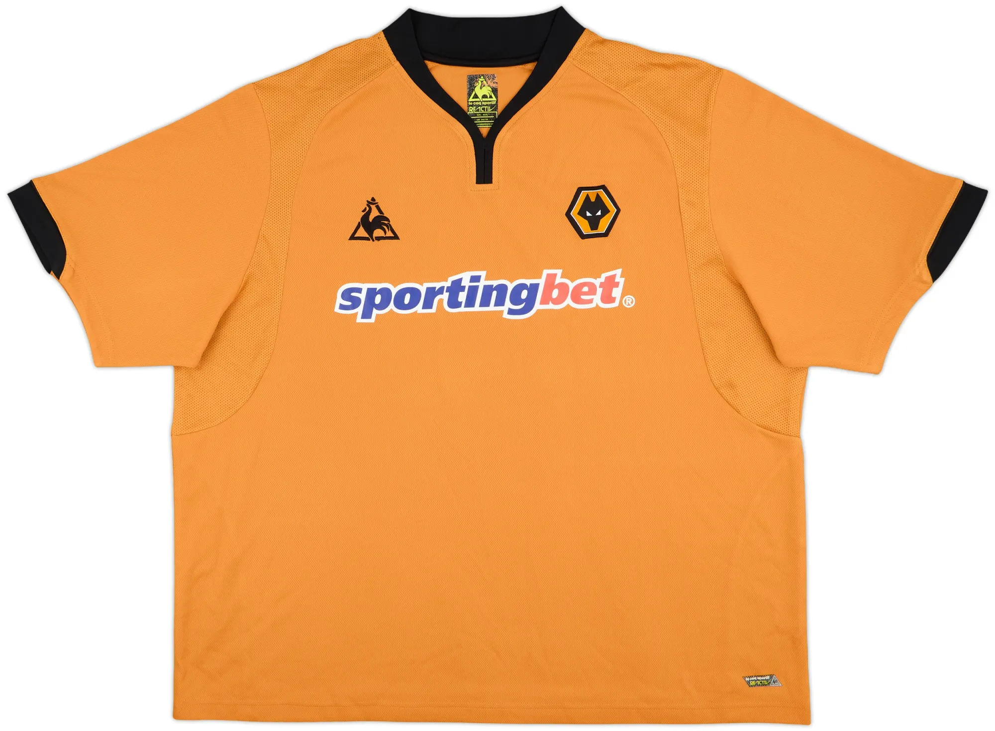 LeCoqSportif Wolverhampton Wanderers Mens SS Home Shirt 2009/10