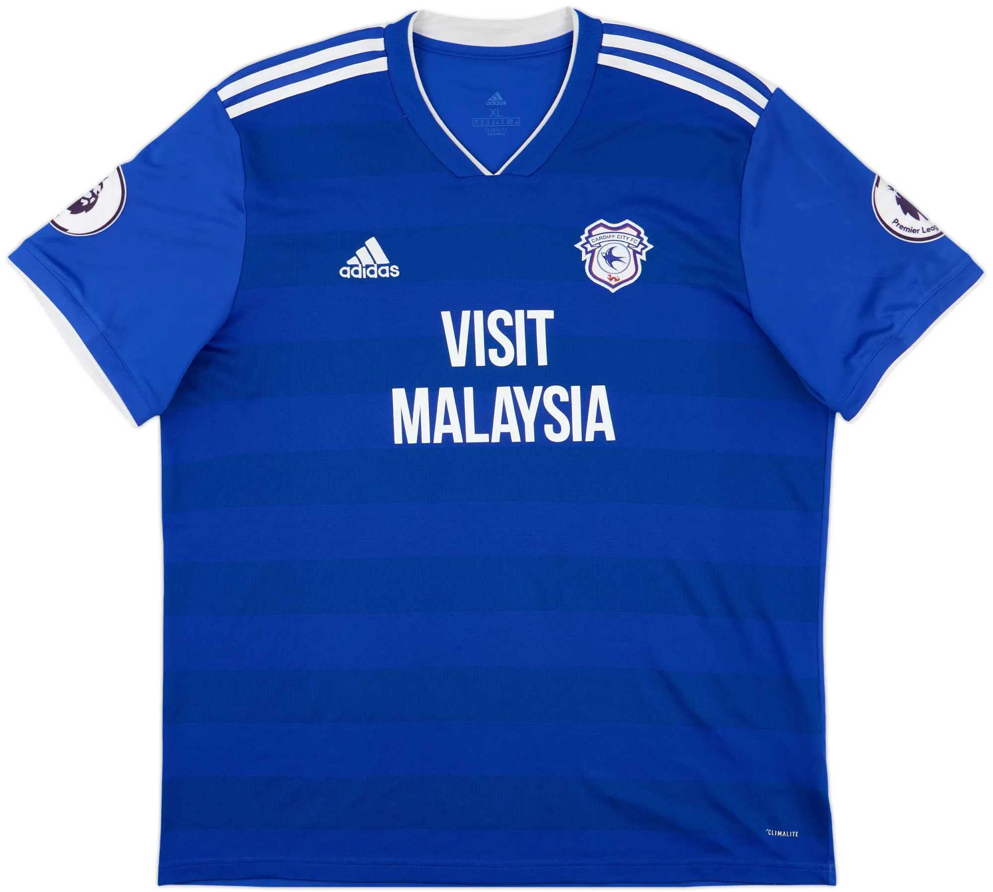 adidas Cardiff City Mens SS Home Shirt 2018/19