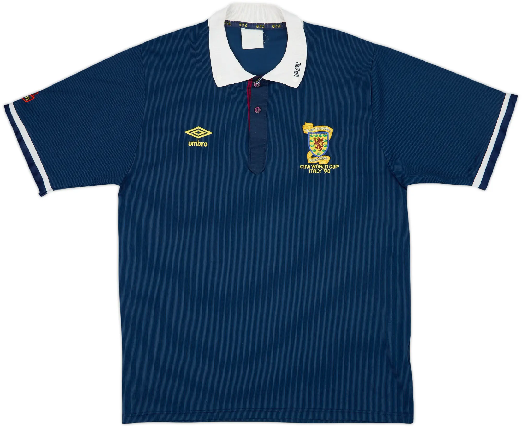 Umbro Scotland Mens SS Home Shirt 1988