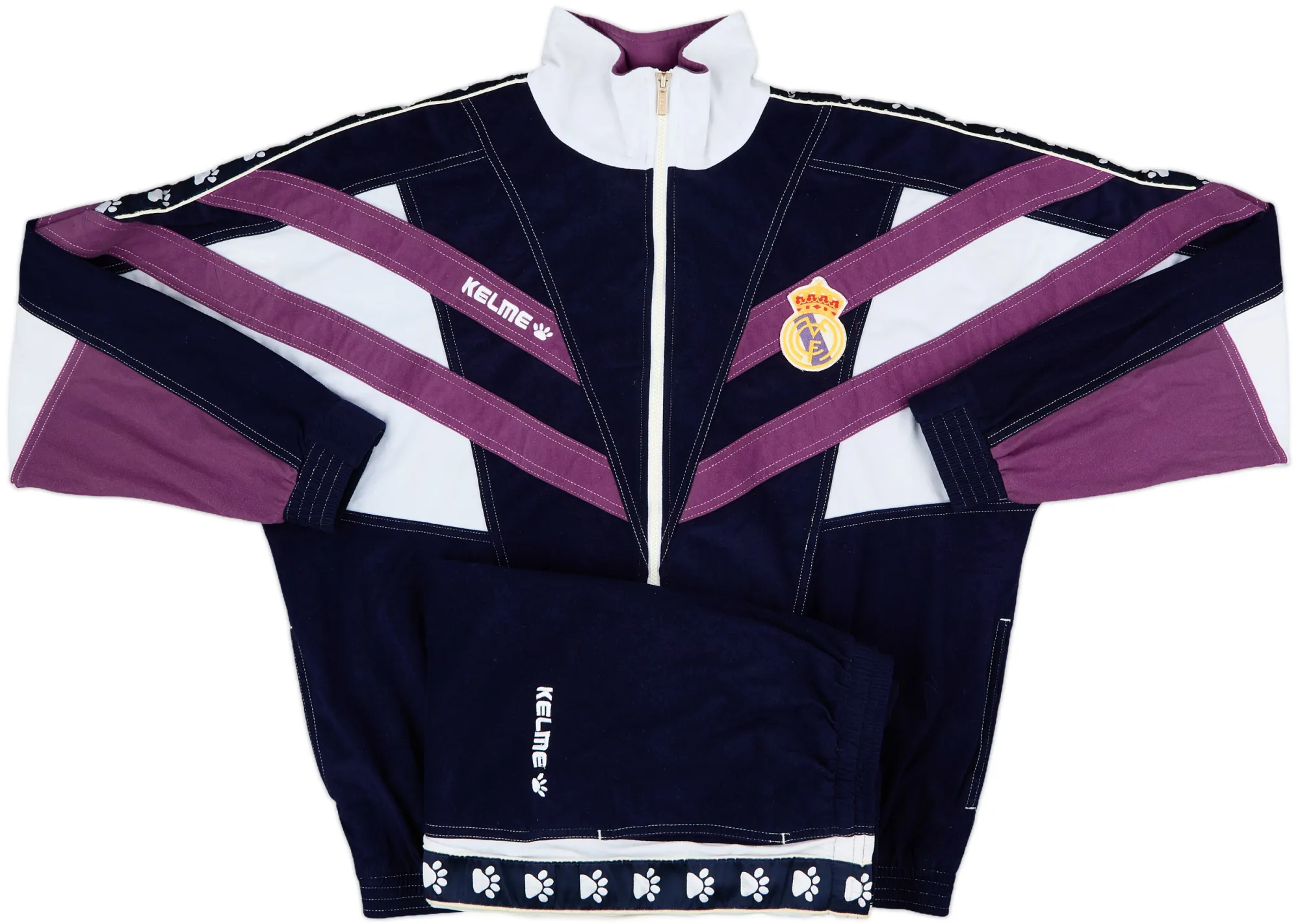 1997-98 Real Madrid Kelme Tracksuit - 8/10 - (XL)