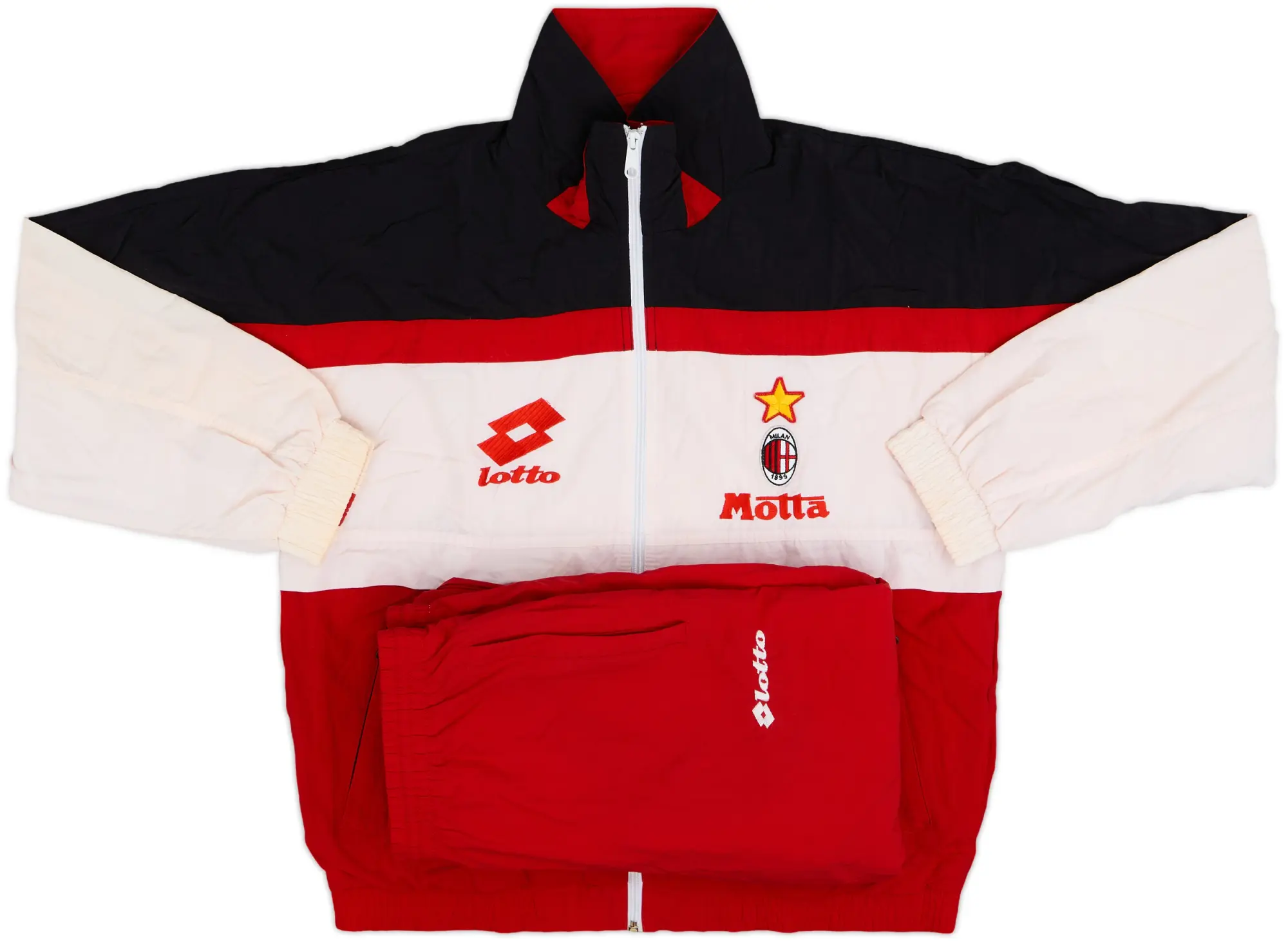 1993-94 AC Milan Lotto Tracksuit - 9/10 - (S)