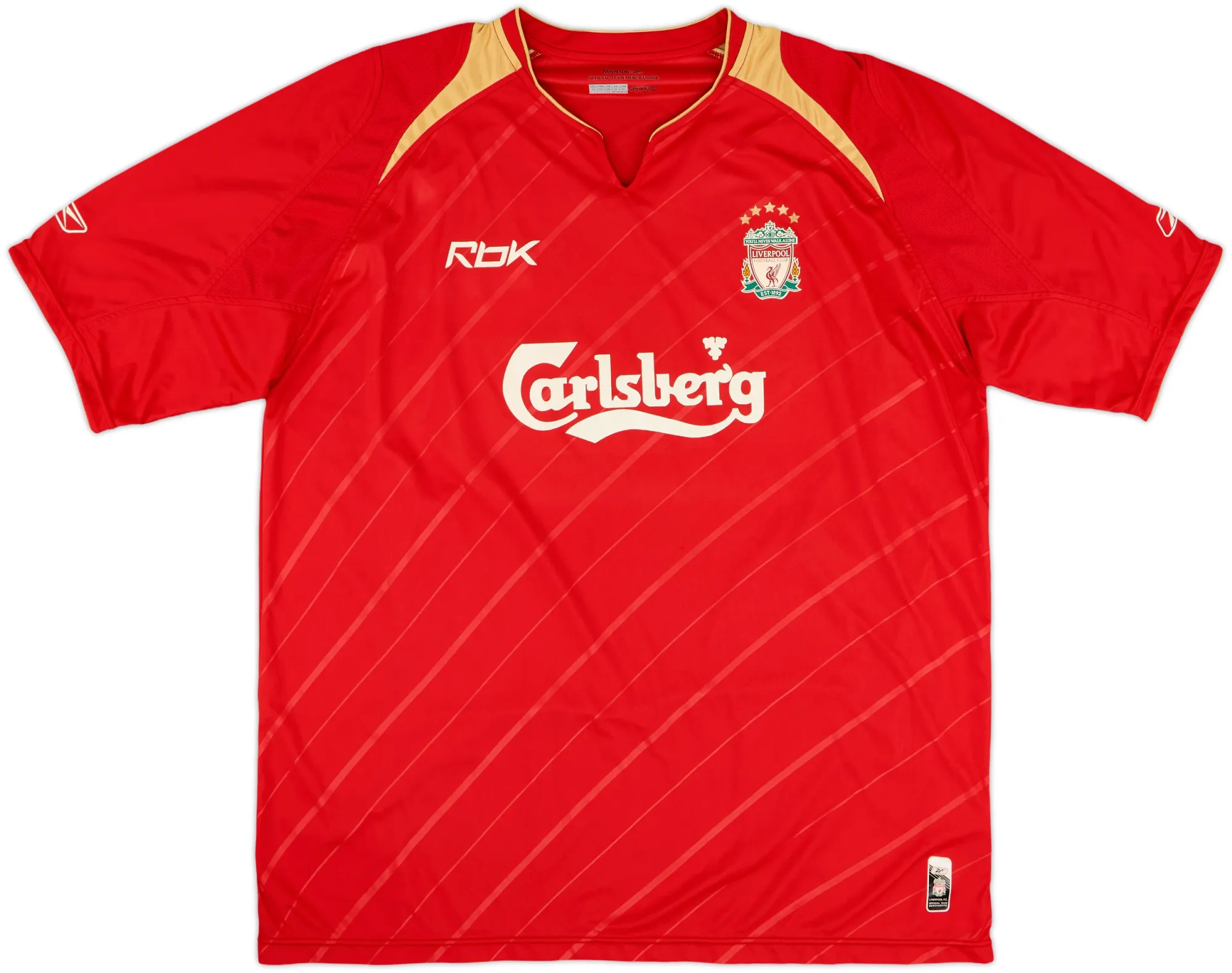 Reebok Liverpool Mens SS Home Shirt 2005/06