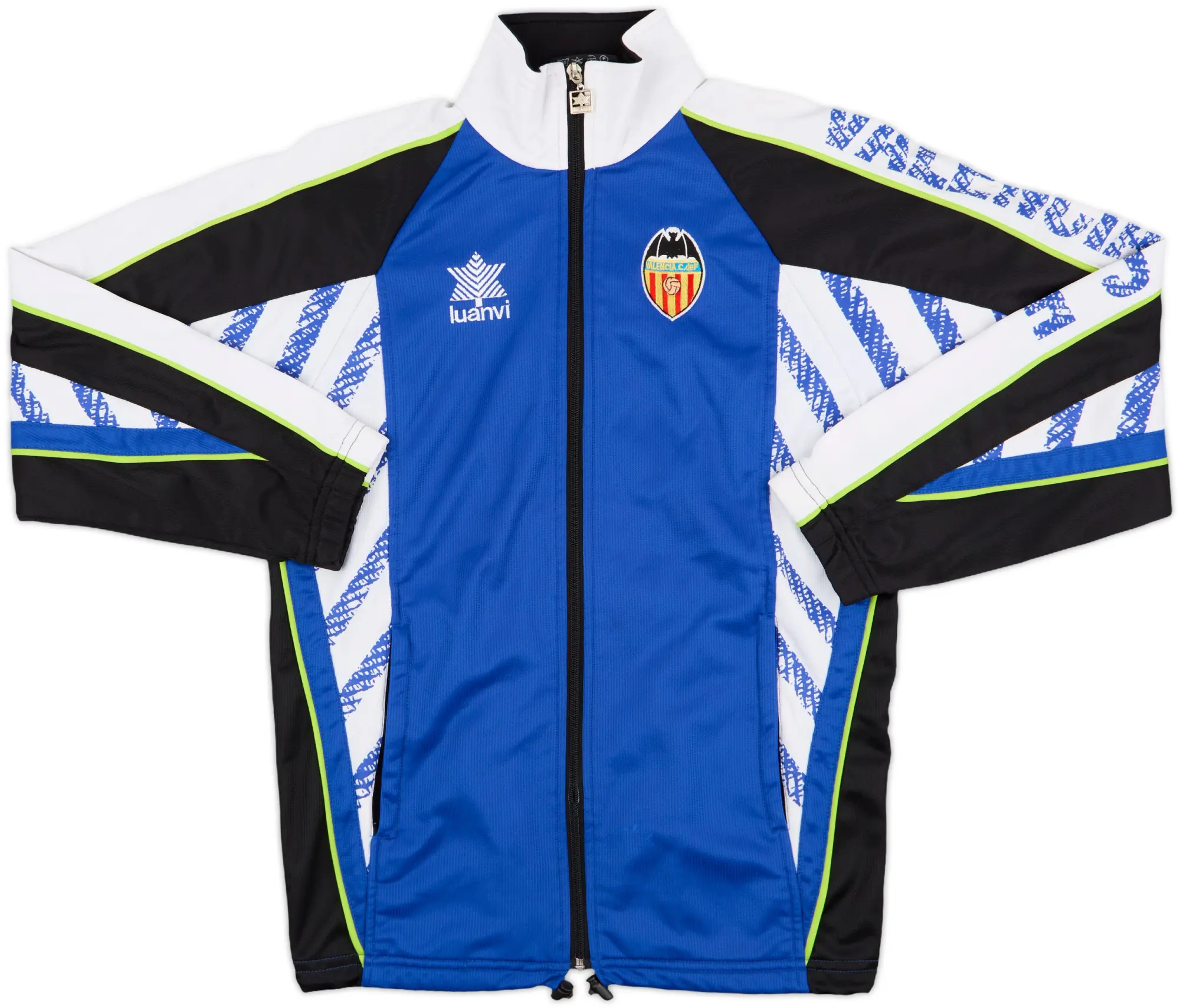 1996-97 Valencia Luanvi Track Jacket - 8/10 - (M)