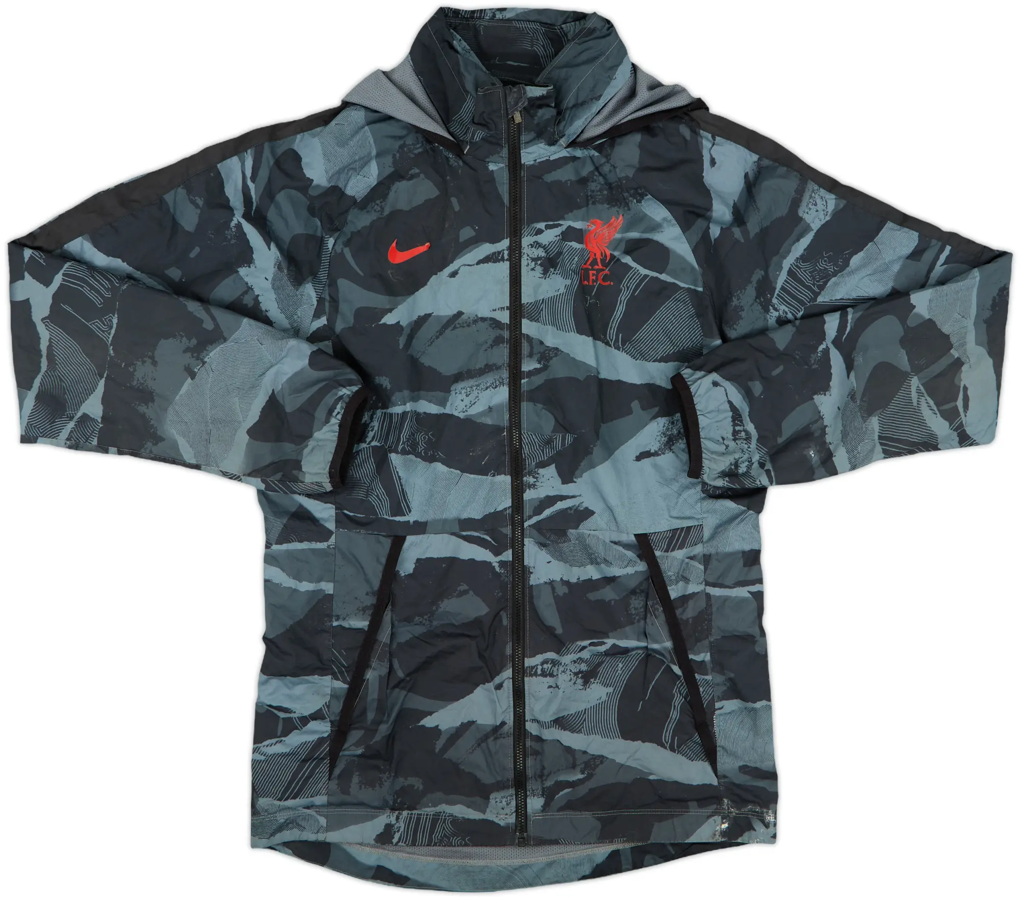 2020-21 Liverpool Nike Hooded Track Jacket - 4/10 - (S)