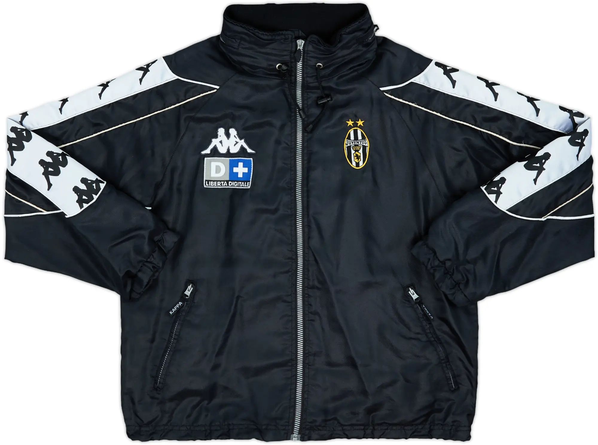 1999-00 Juventus Kappa Hooded Track Jacket - 9/10 - (XS)