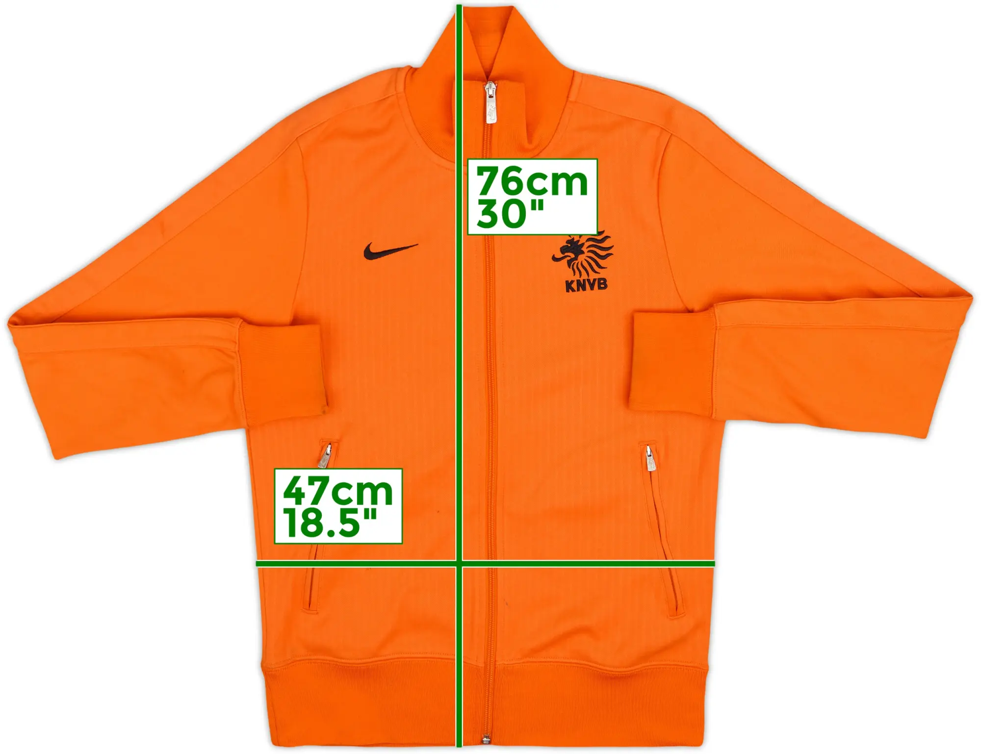 2012-13 Netherlands Nike N98 Track Jacket - 5/10 - (S)
