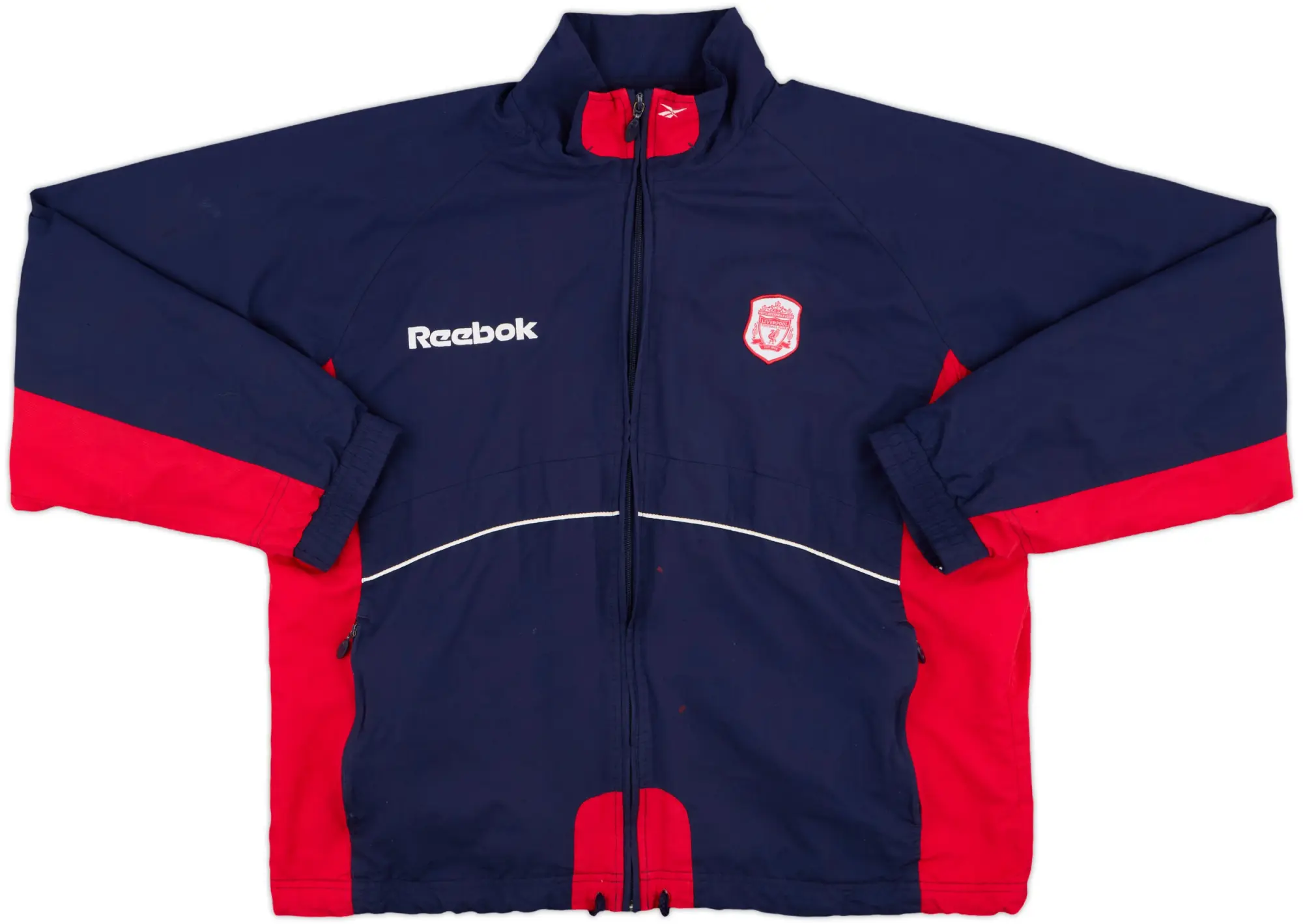 2000-01 Liverpool Reebok Track Jacket - 7/10 - (L)