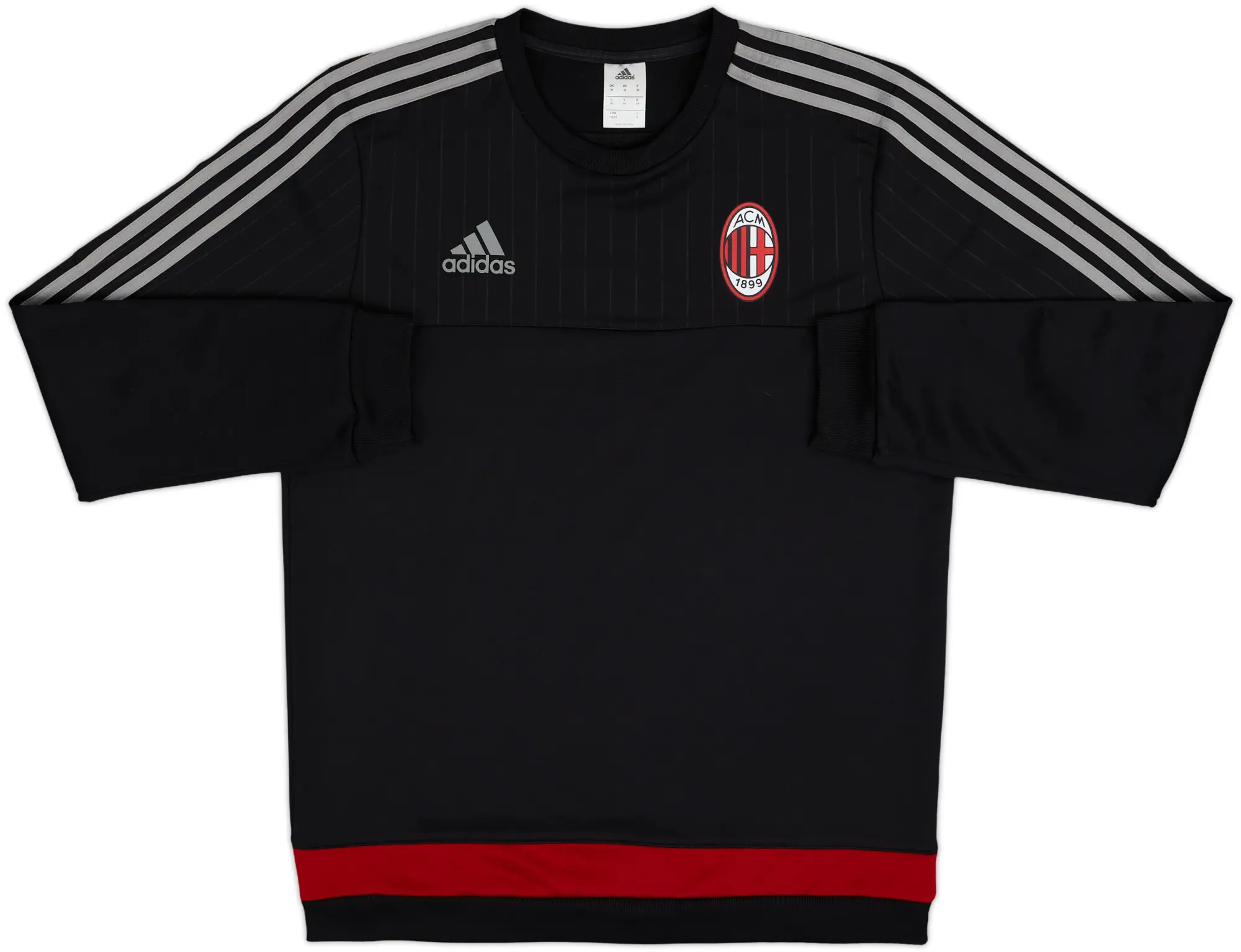 2015-16 AC Milan adidas Sweat Top - 8/10 - (M)