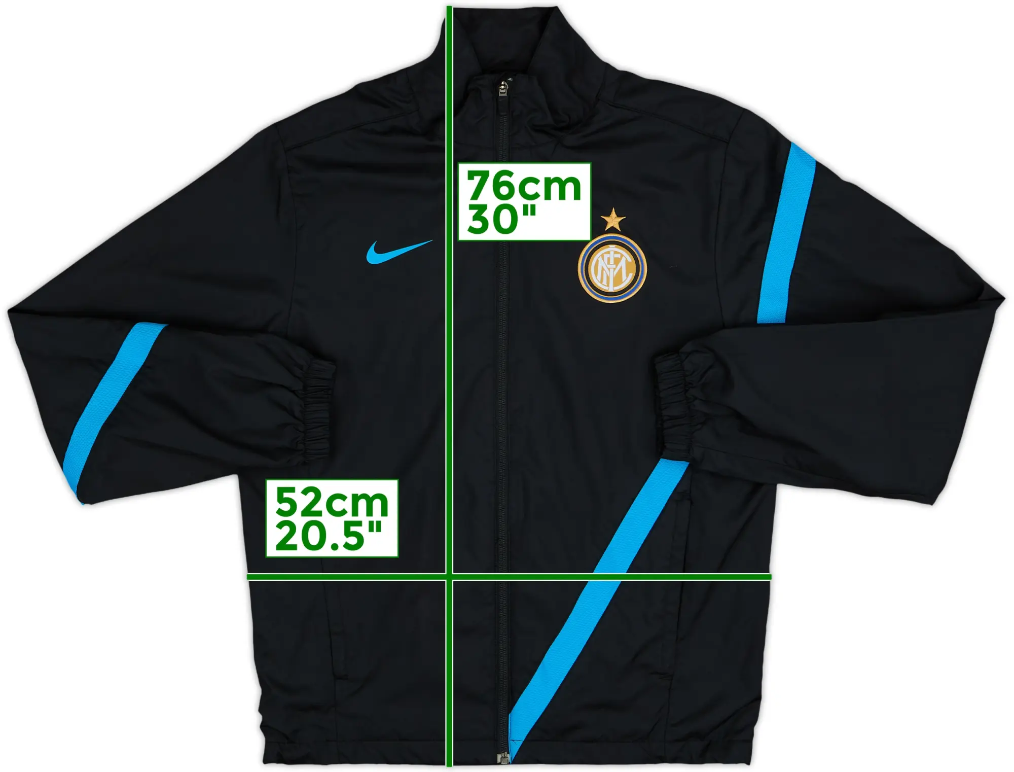 2011-12 Inter Milan Nike Track Jacket - 8/10 - (M)