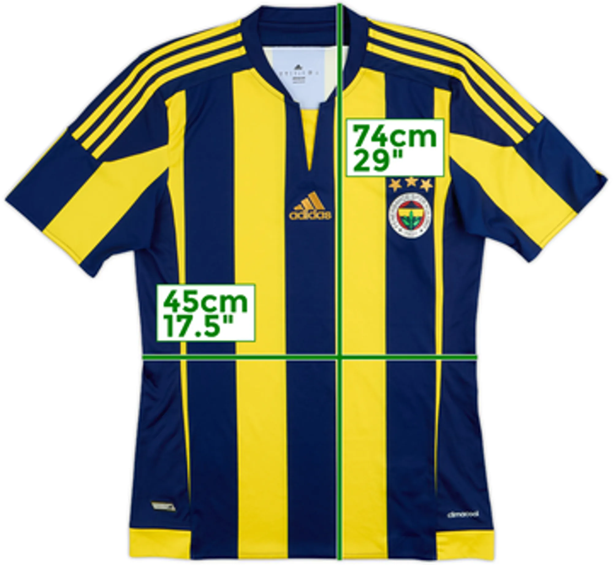 adidas Fenerbahce Mens SS Home Shirt 2014/15