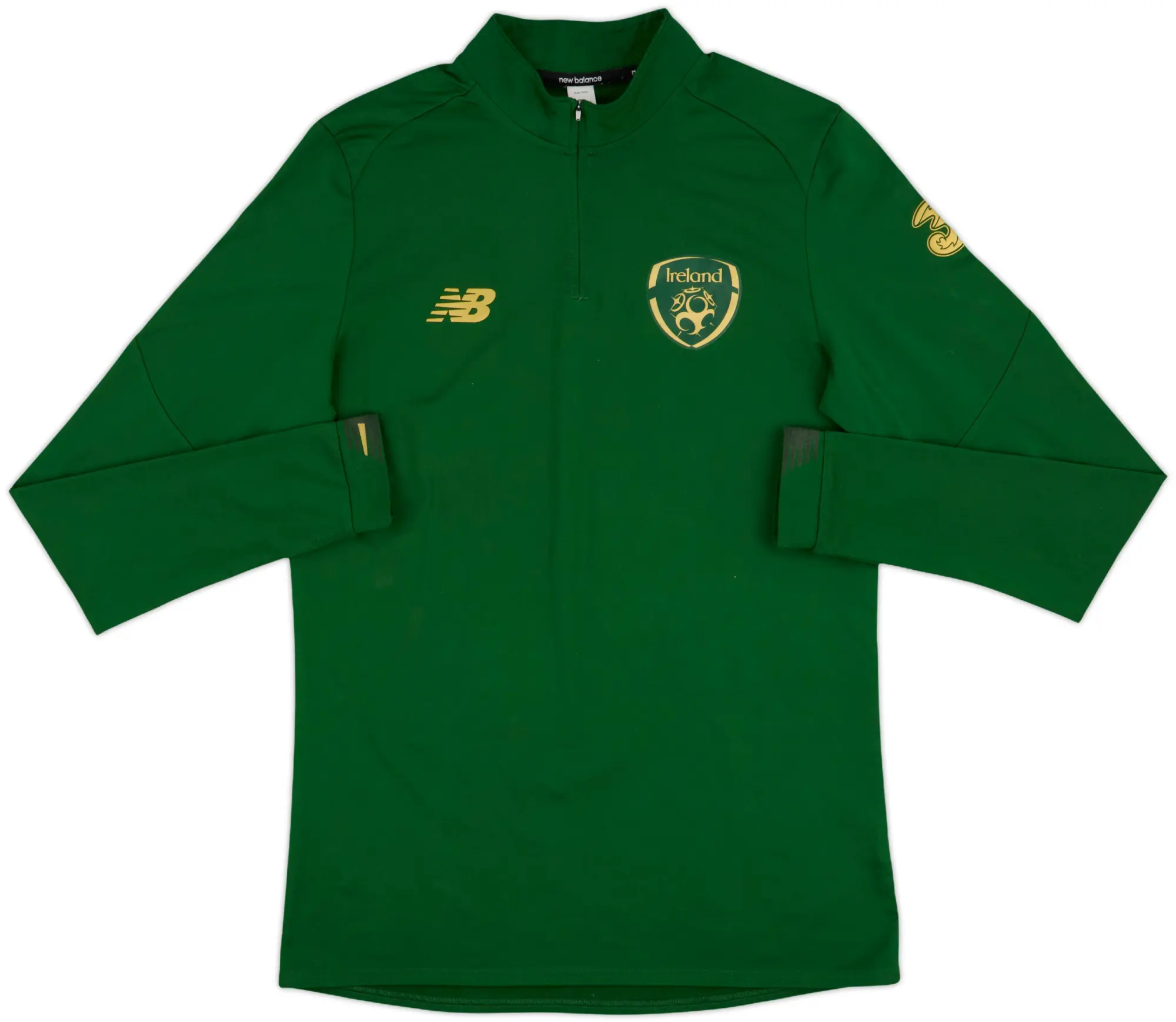 2017-18 Ireland New Balance 1/4 Zip Drill Top - 7/10 - (L)