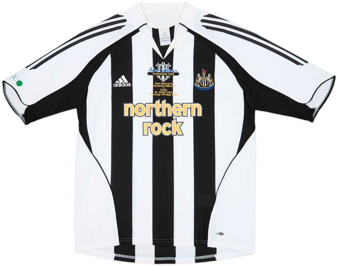 adidas Newcastle United Mens SS Home Shirt 2006/07
