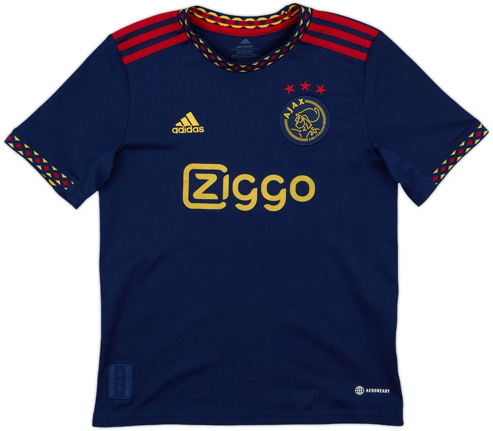 2022-23 Ajax Away Shirt - 10/10 - (M.Boys)