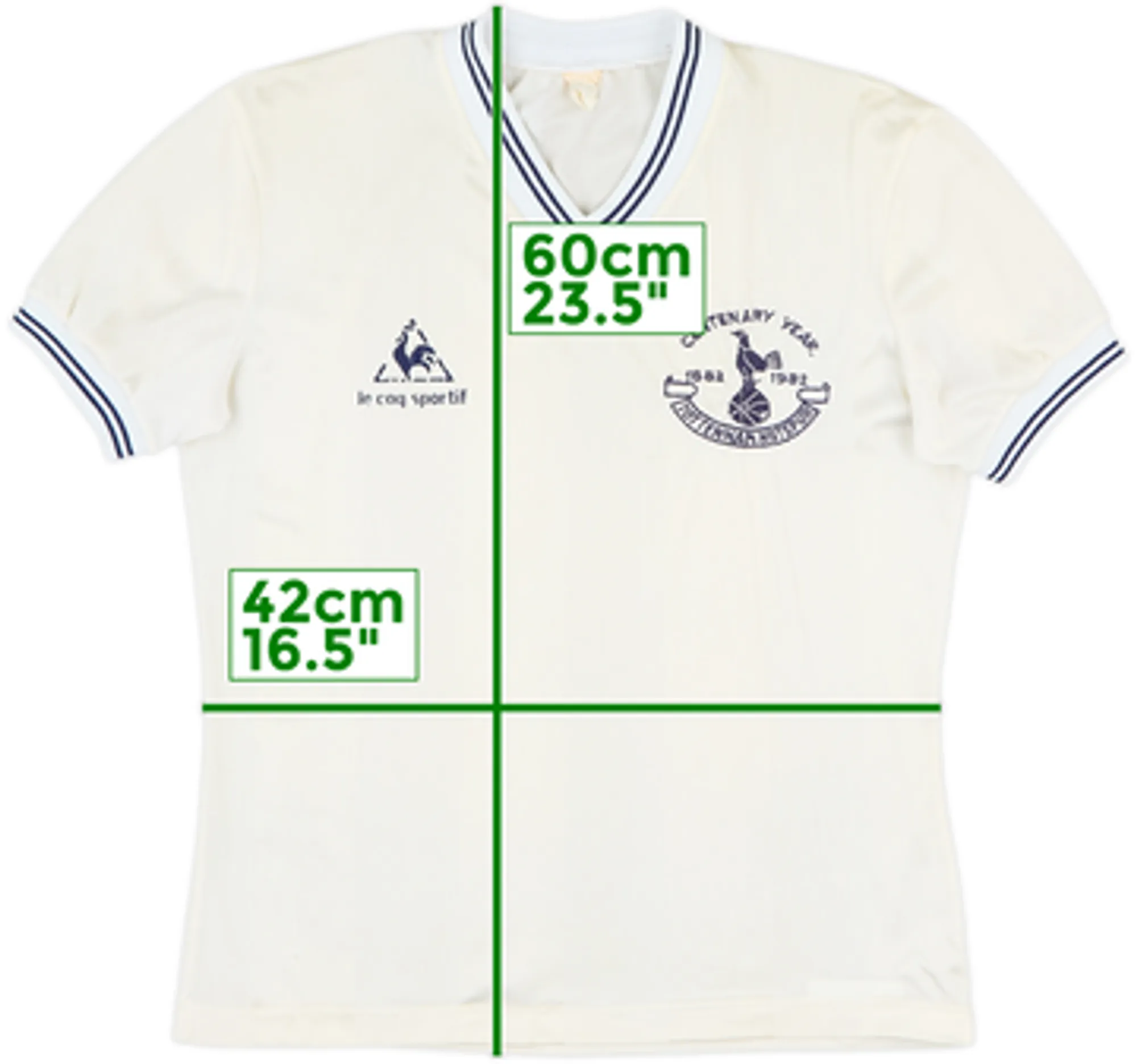 LeCoqSportif Tottenham Hotspur Mens SS Home Shirt 1982/83