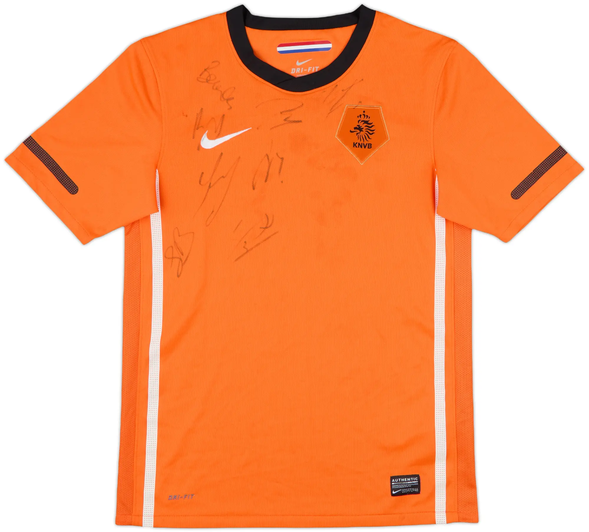Nike Netherlands Boys SS Home Shirt 2010
