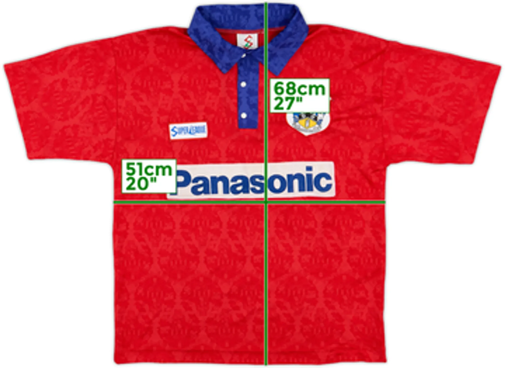 Away Huddersfield Town Mens SS Away Shirt 1996/97