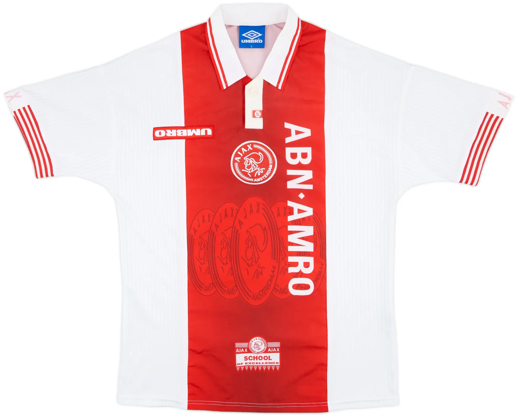 1997-98 Ajax 'School of Excellence' Home Shirt - 8/10 - (L)