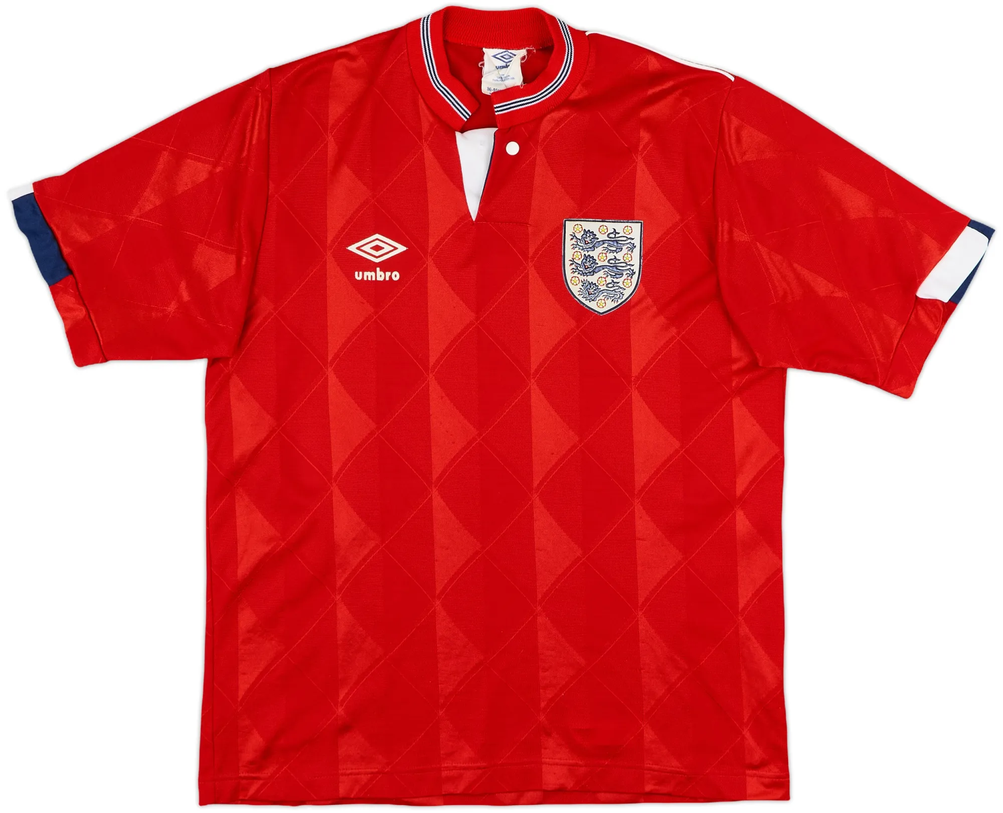 Umbro England Mens SS Away Shirt 1988
