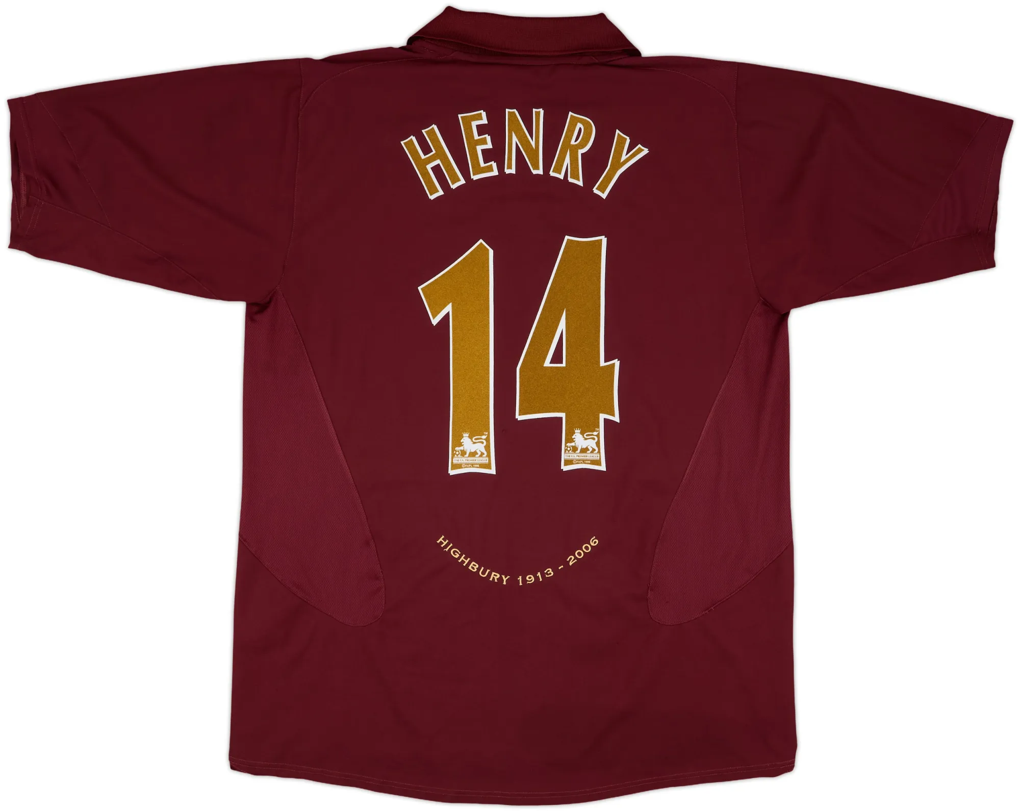 Nike Arsenal Mens SS Home Shirt 2005/06 | ARSH05-975 | FOOTY.COM