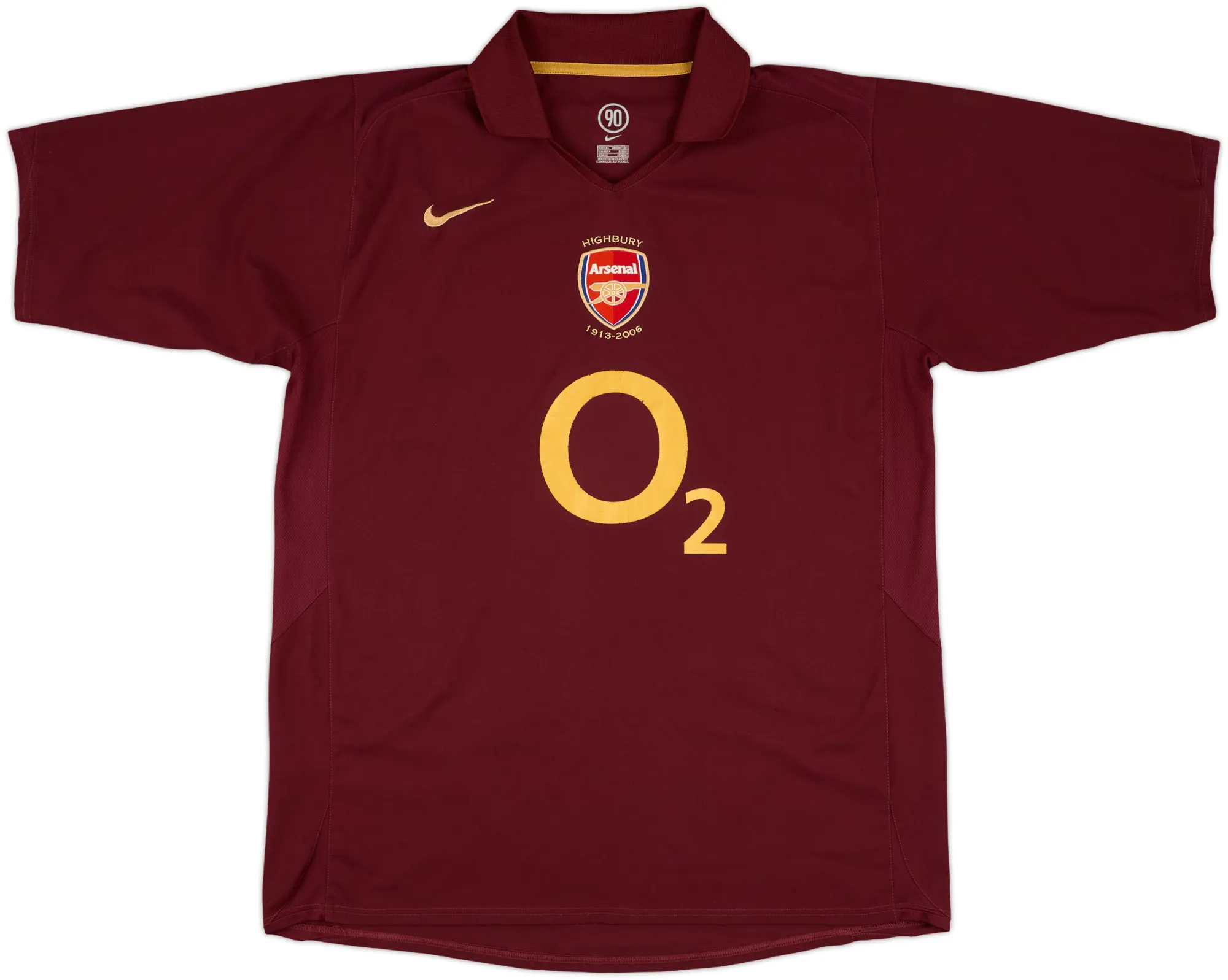 Nike Arsenal Mens SS Home Shirt 2005/06 | ARSH05-975 | FOOTY.COM