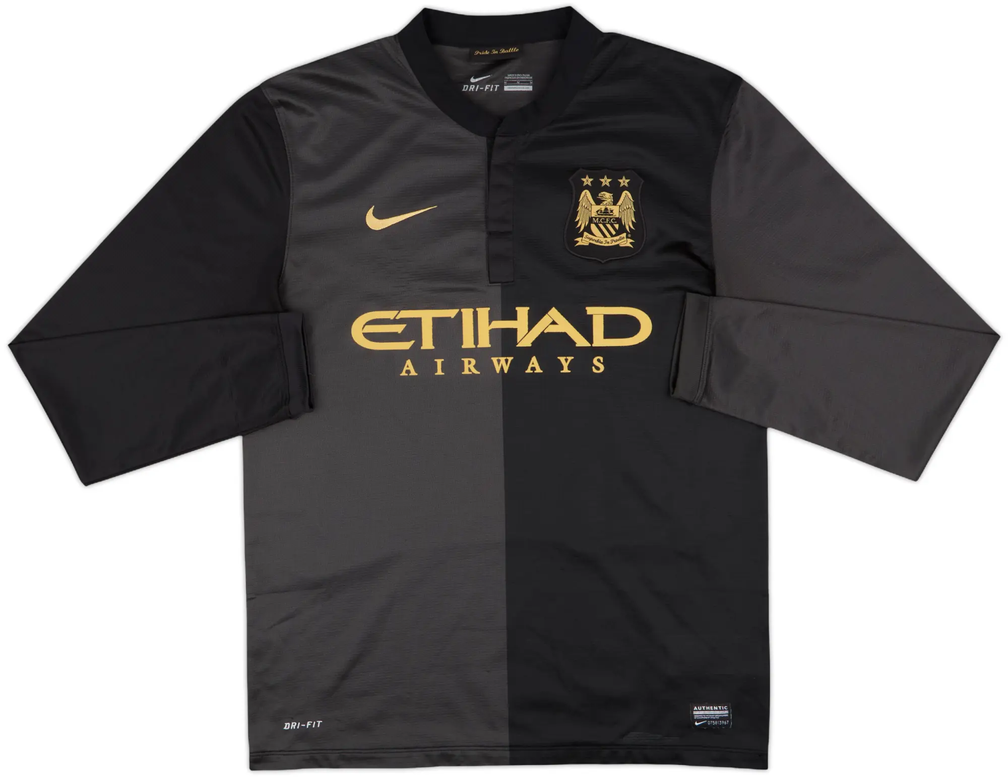 Nike Manchester City Mens LS Away Shirt 2013/14