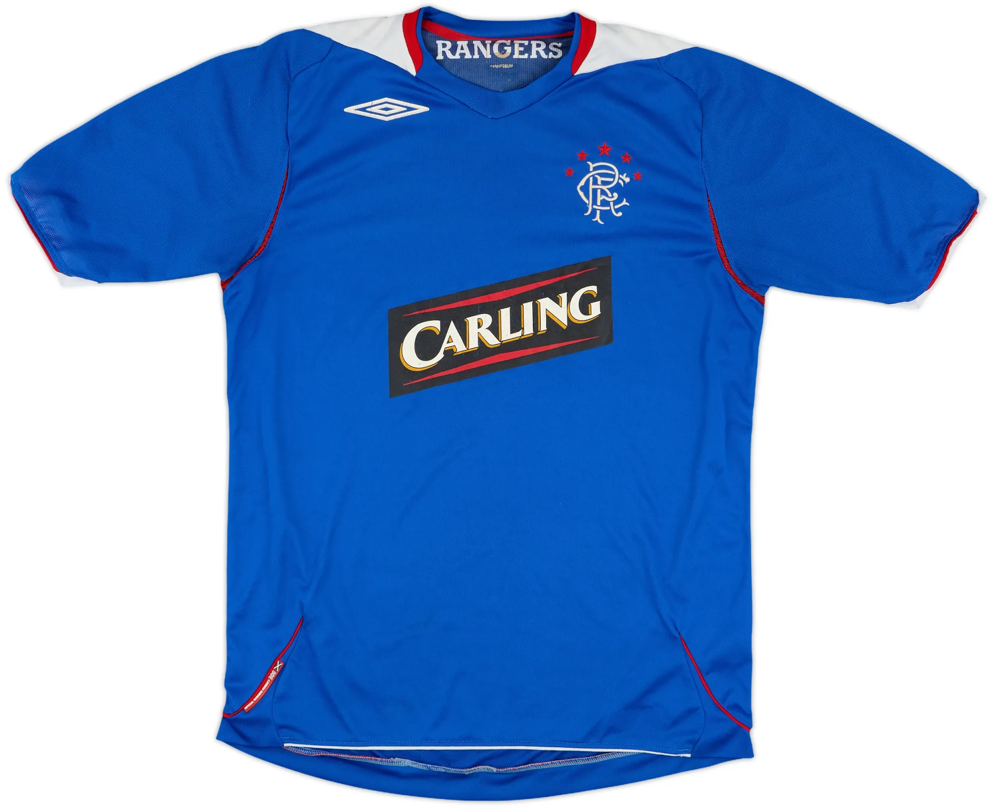 Umbro Rangers Mens SS Home Shirt 2006/07