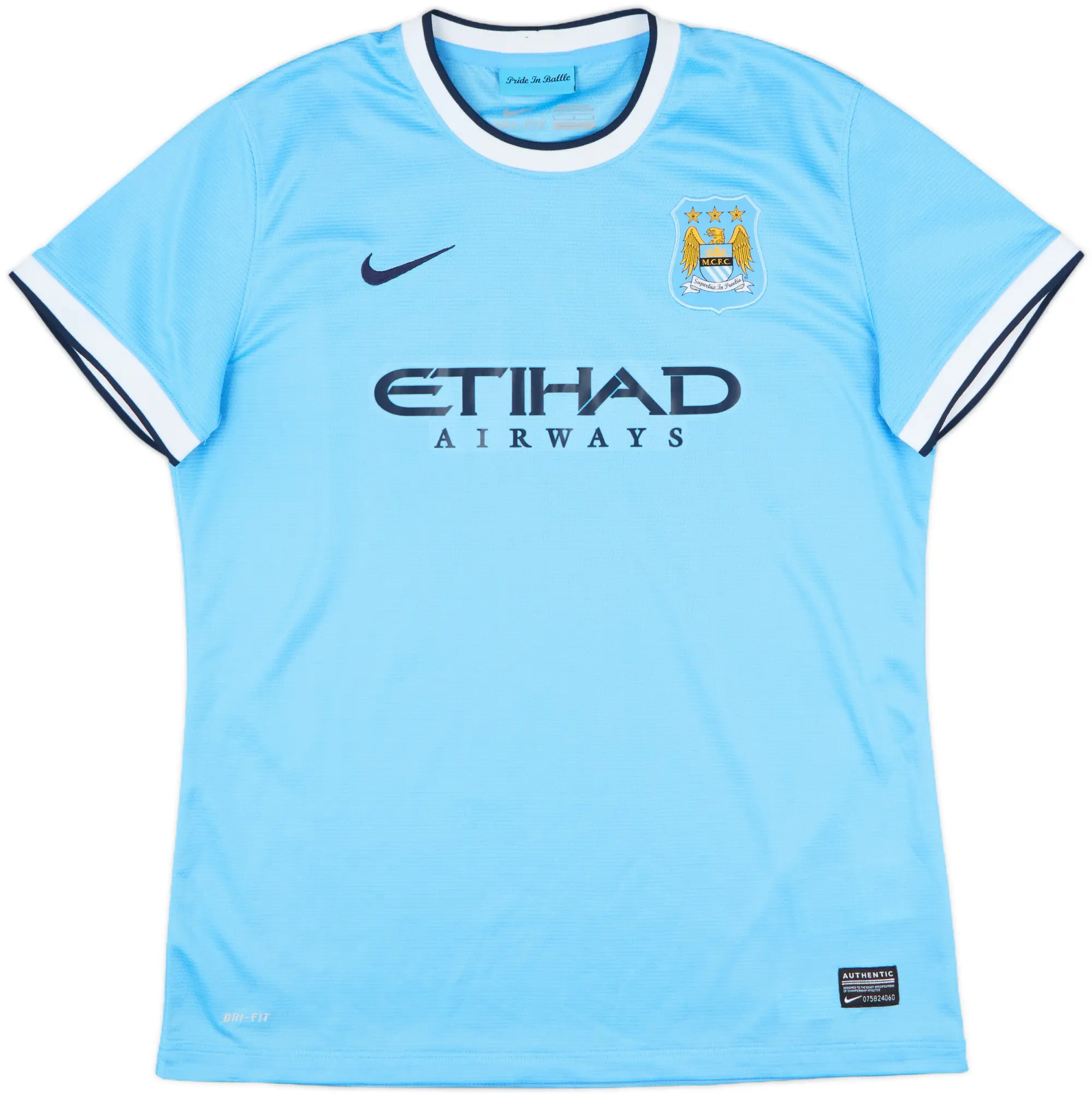 Nike Manchester City Womens SS Home Shirt 2013/14