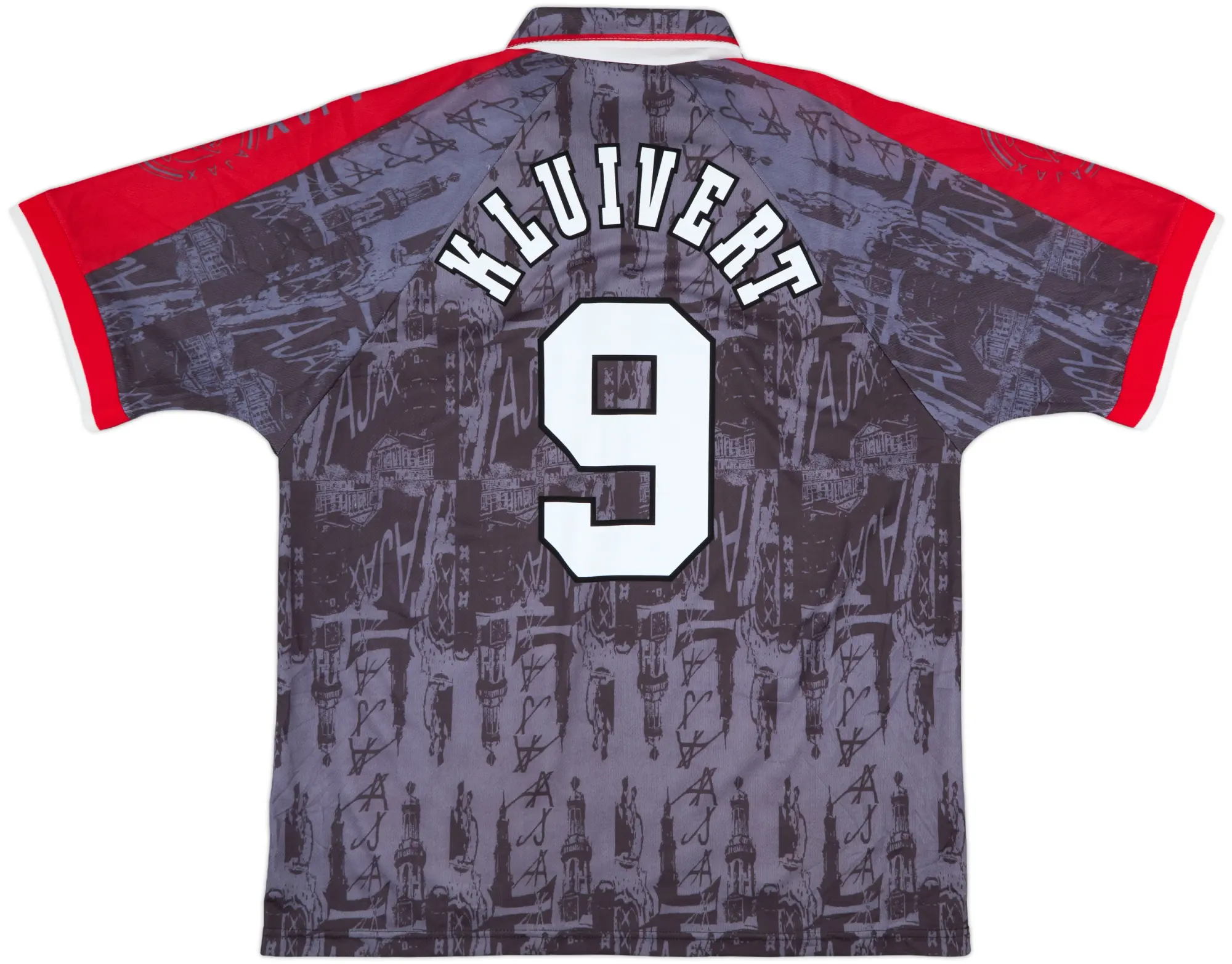 1996-97 Ajax Away Shirt Kluivert #9 - 8/10 - (XL)