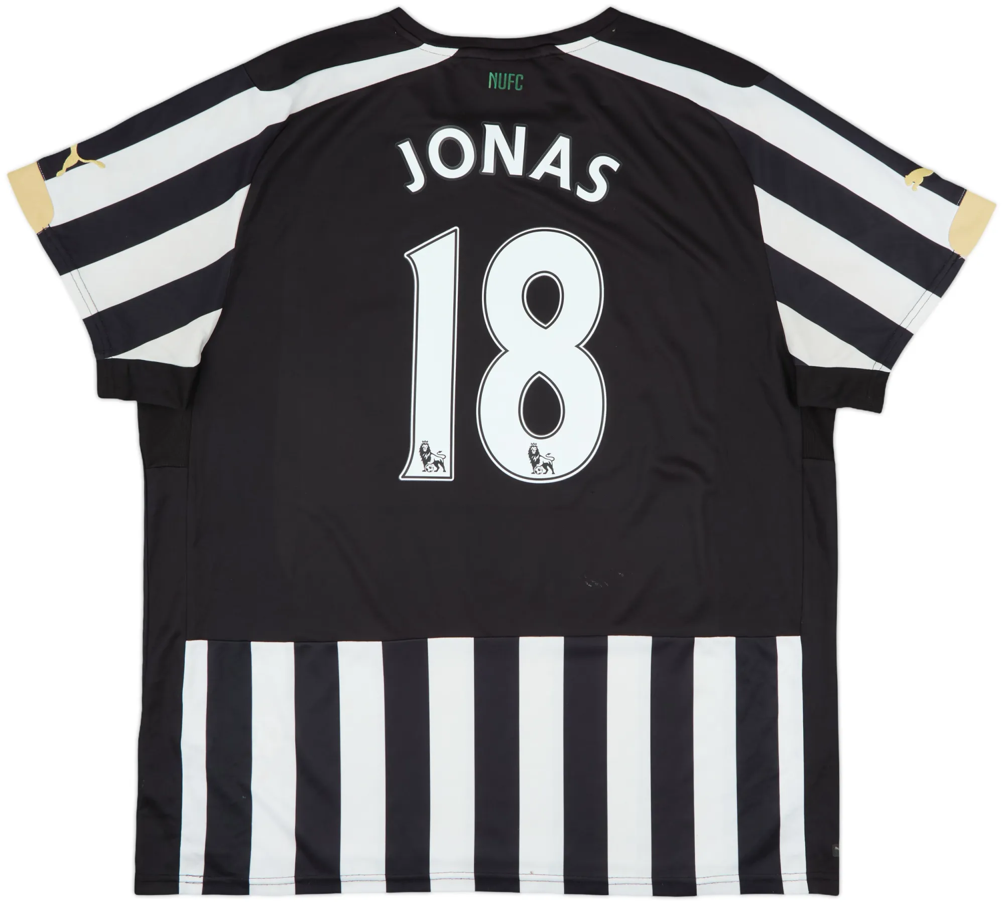 Puma Newcastle United Mens SS Home Shirt 2014/15