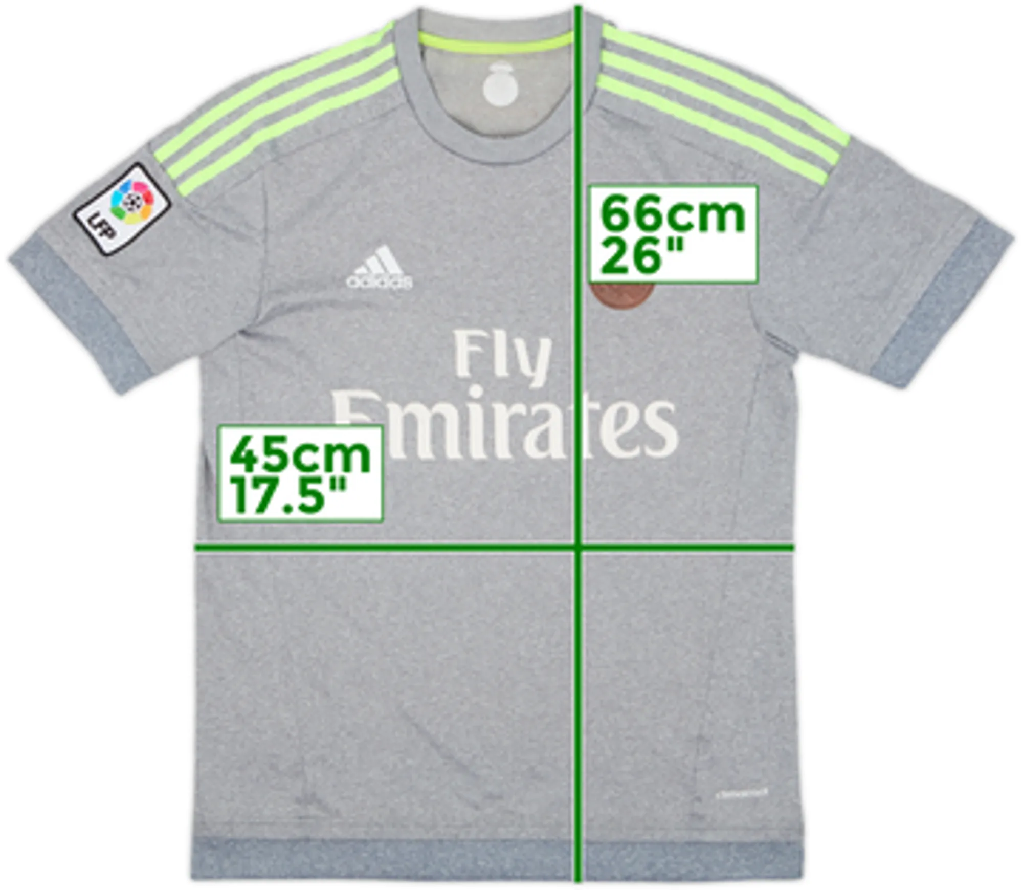 adidas Real Madrid Boys SS Away Shirt 2015/16