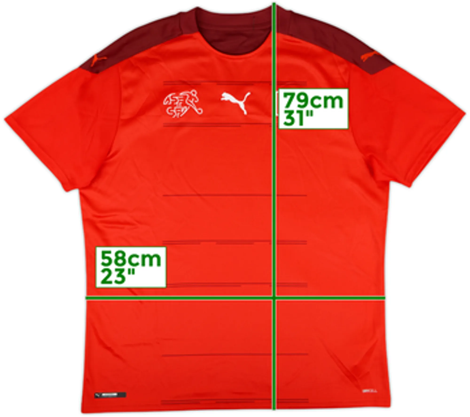 Puma Switzerland Mens SS Player Issue Home Shirt 2020