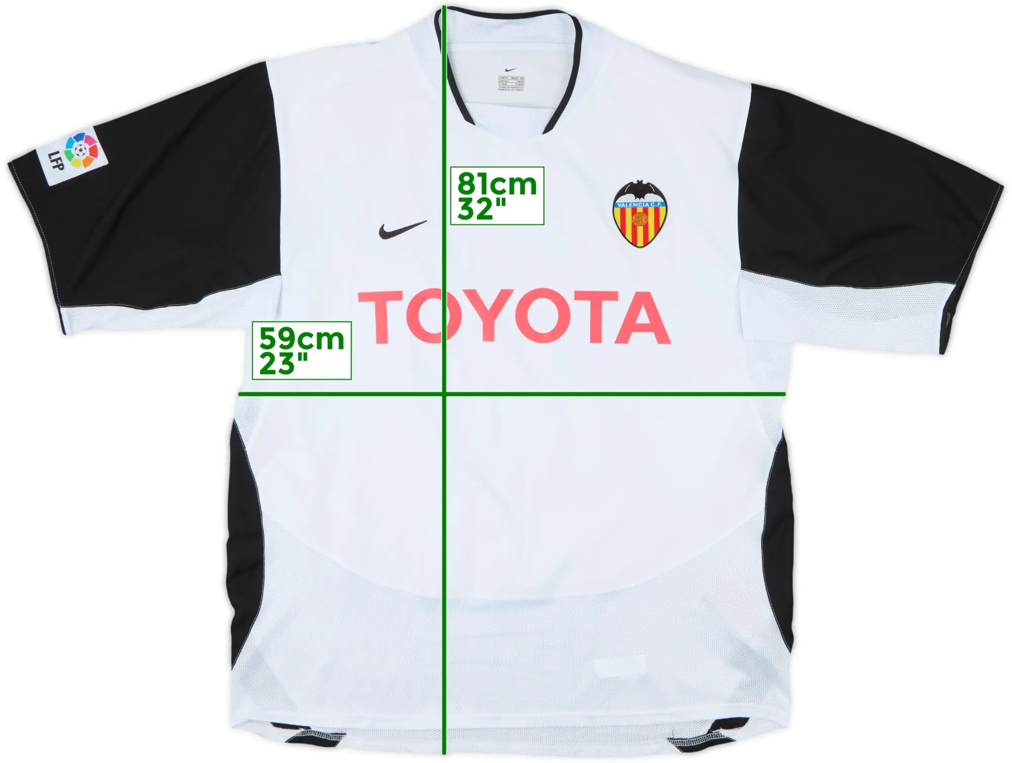 Nike Valencia Mens SS Home Shirt 2003/04