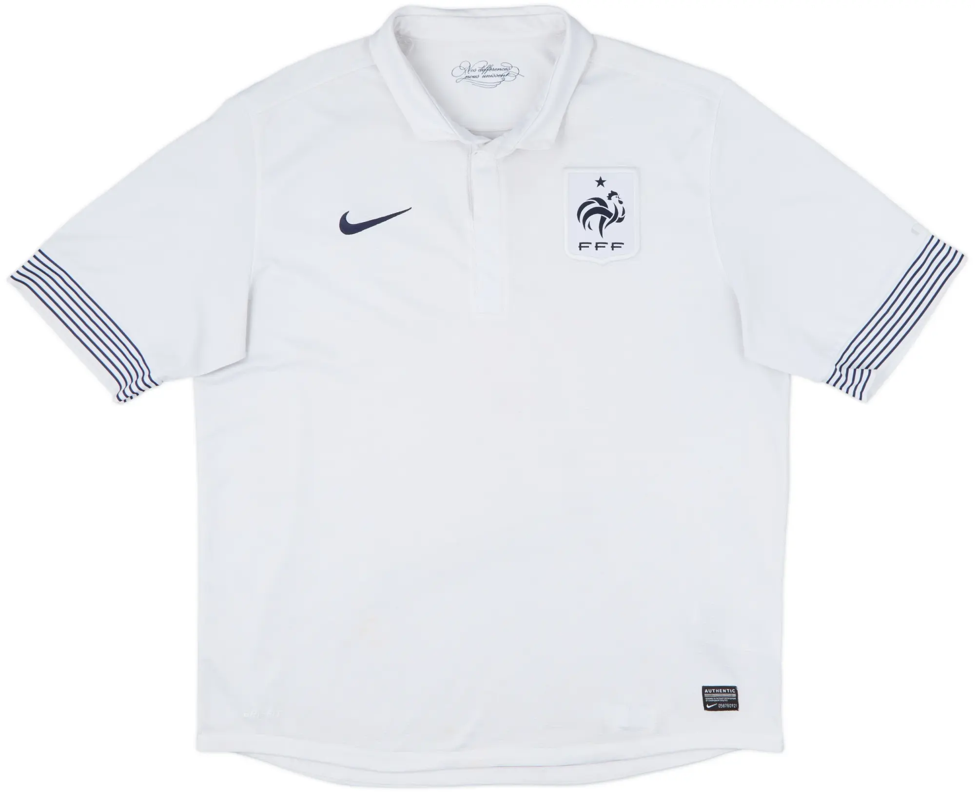 Nike France Mens SS Away Shirt 2012