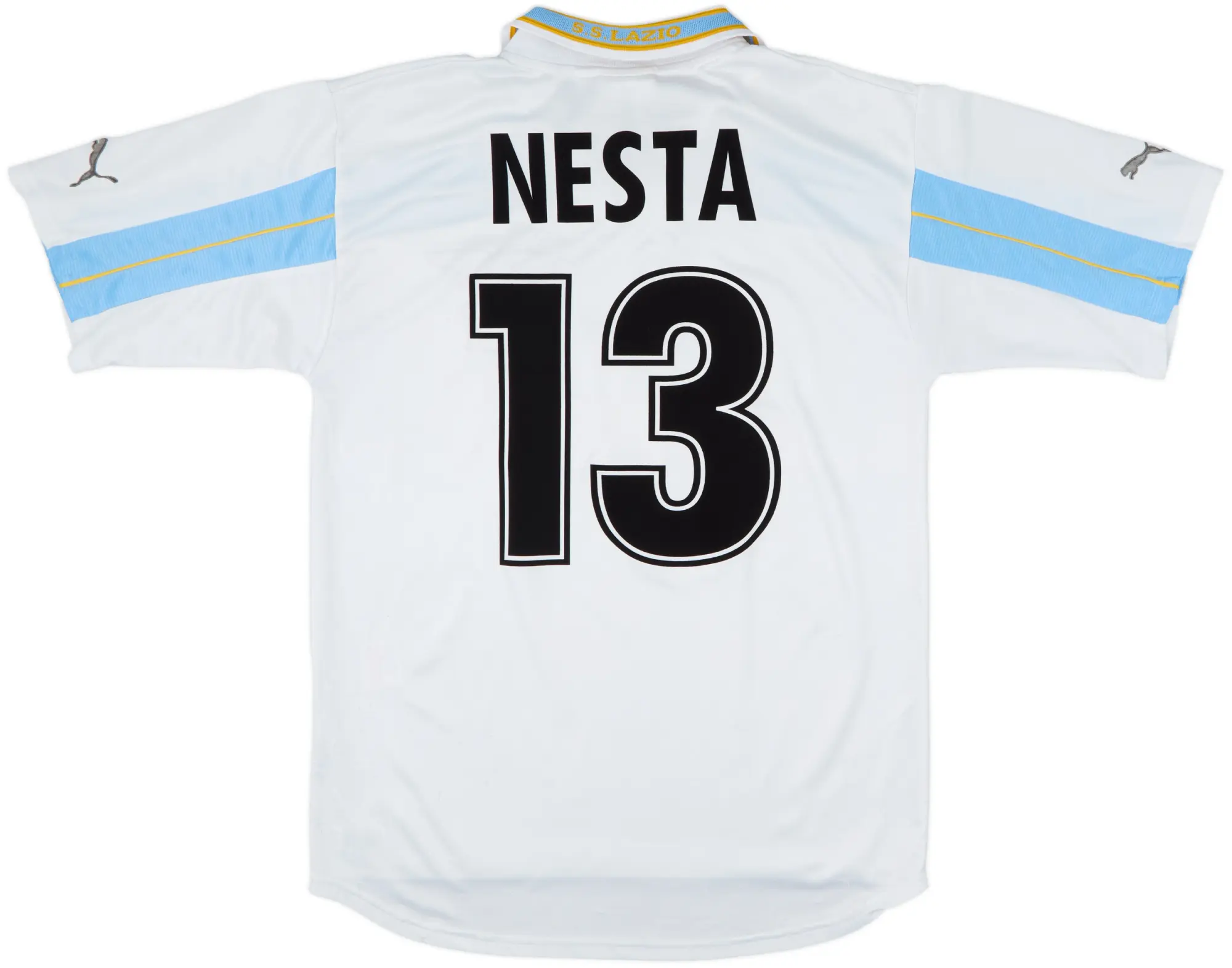 1999-00 Lazio Centenary Home Shirt Nesta #13 - 5/10 - (S)