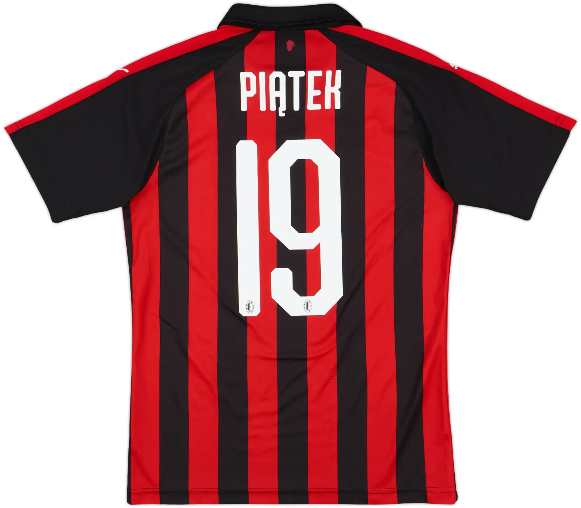 2018-19 AC Milan Home Shirt Piatek #19 - 8/10 - (S)